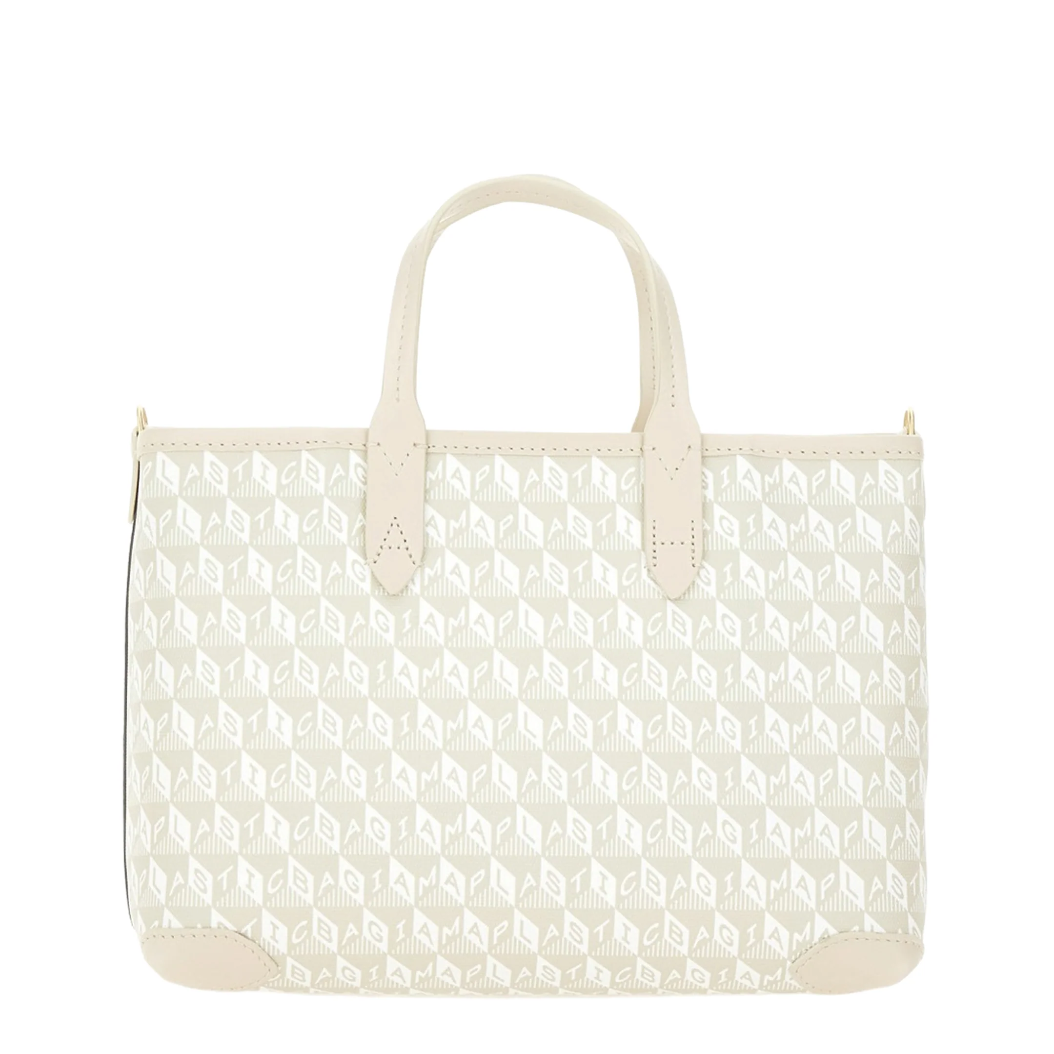 Xs Tote Bag With I Am A Plastic Bag Pattern - Image 3