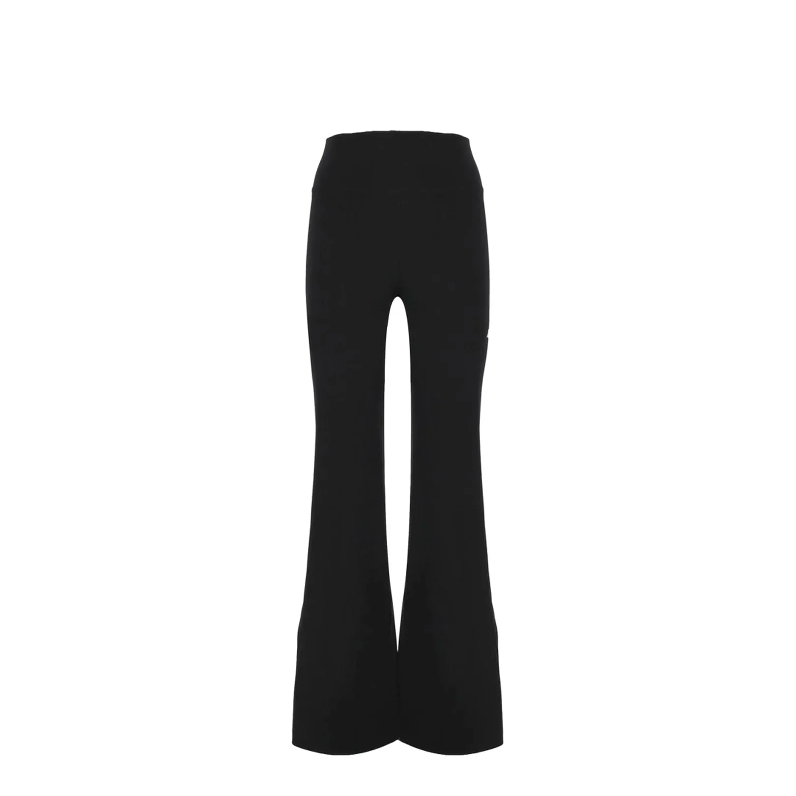 Black Activewear Flared Slim Lounge Pants - Image 2