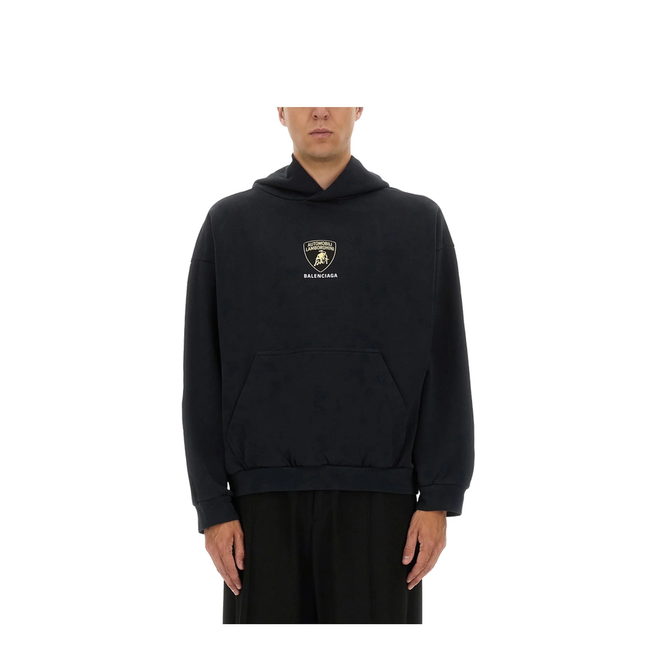 Hoodie with Lamborghini Shield Motif