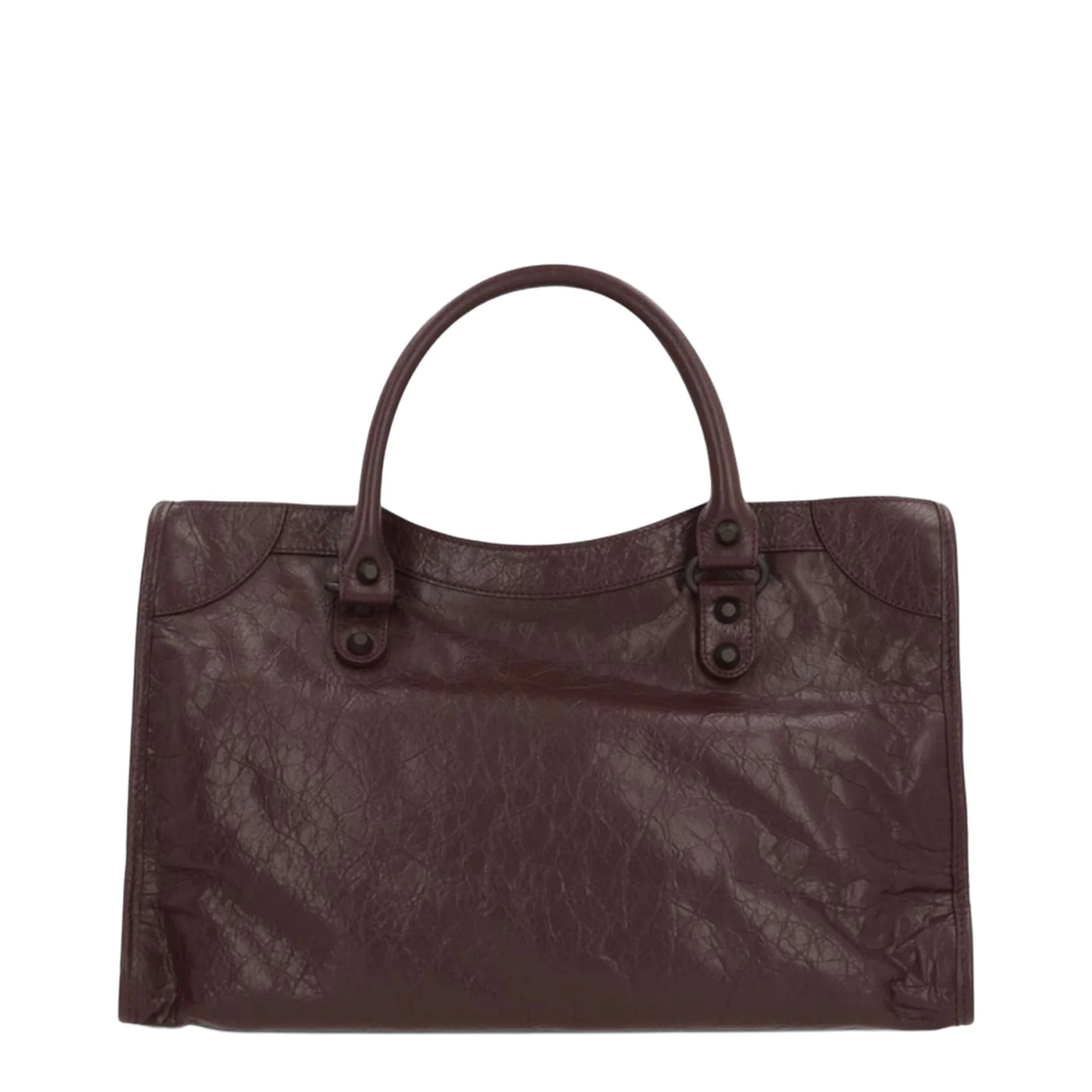 Le City Medium Bag in Dark Burgundy - Image 2