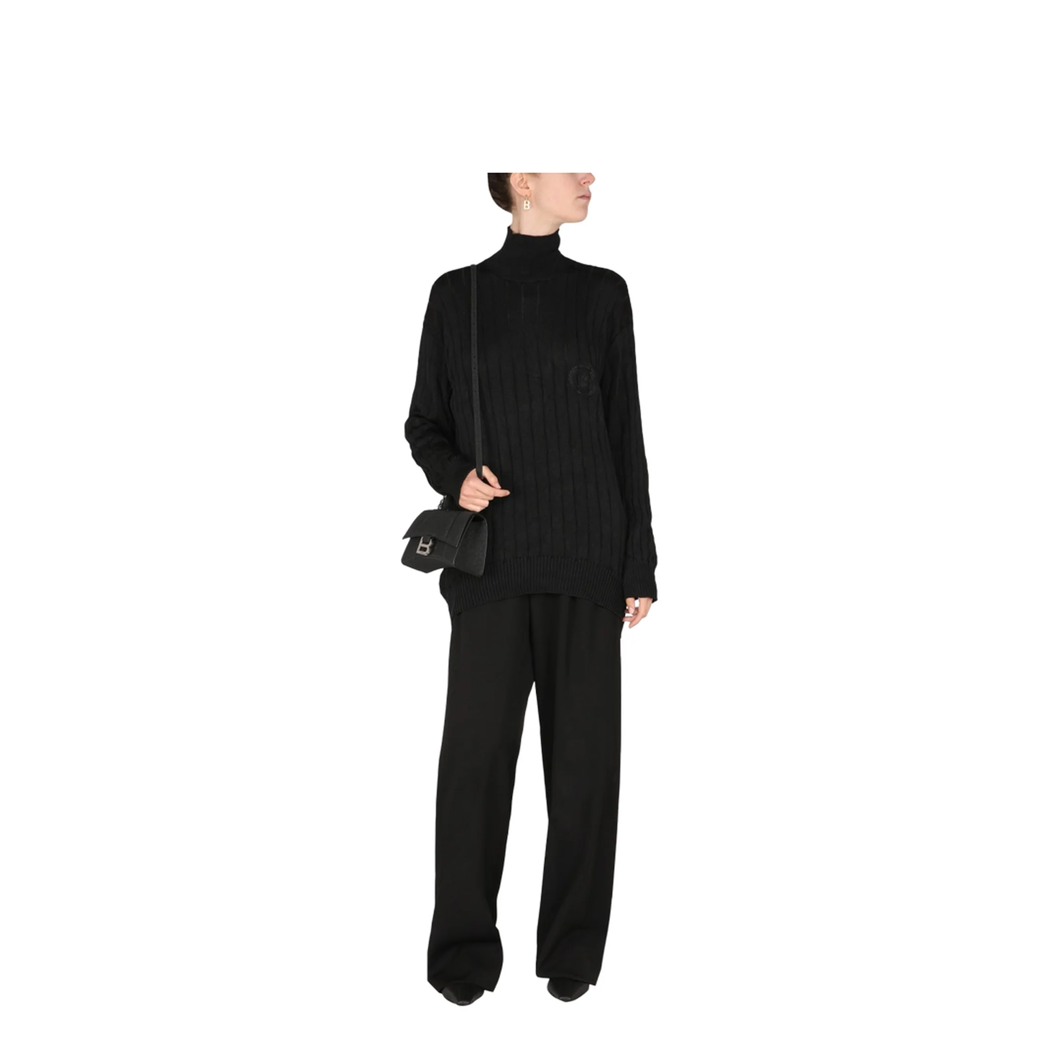 Oversized Turtleneck Pullover - Image 2