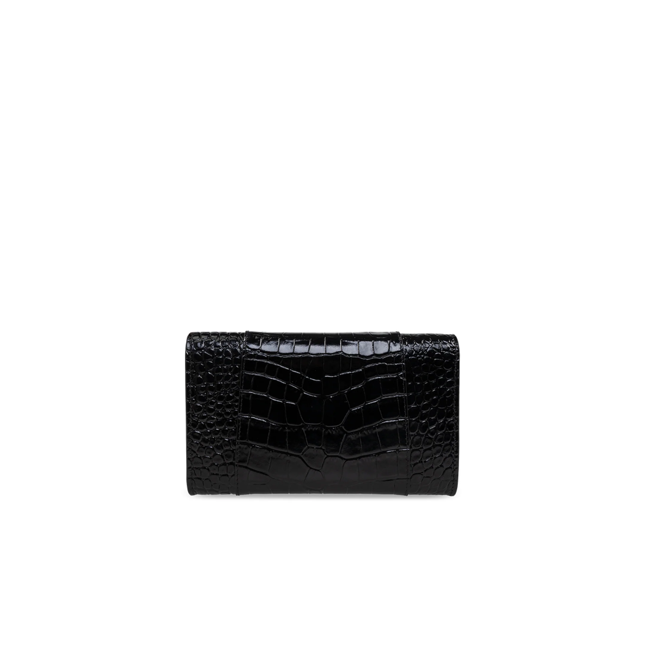 Hourglass Wallet On Chain in Black - Image 3