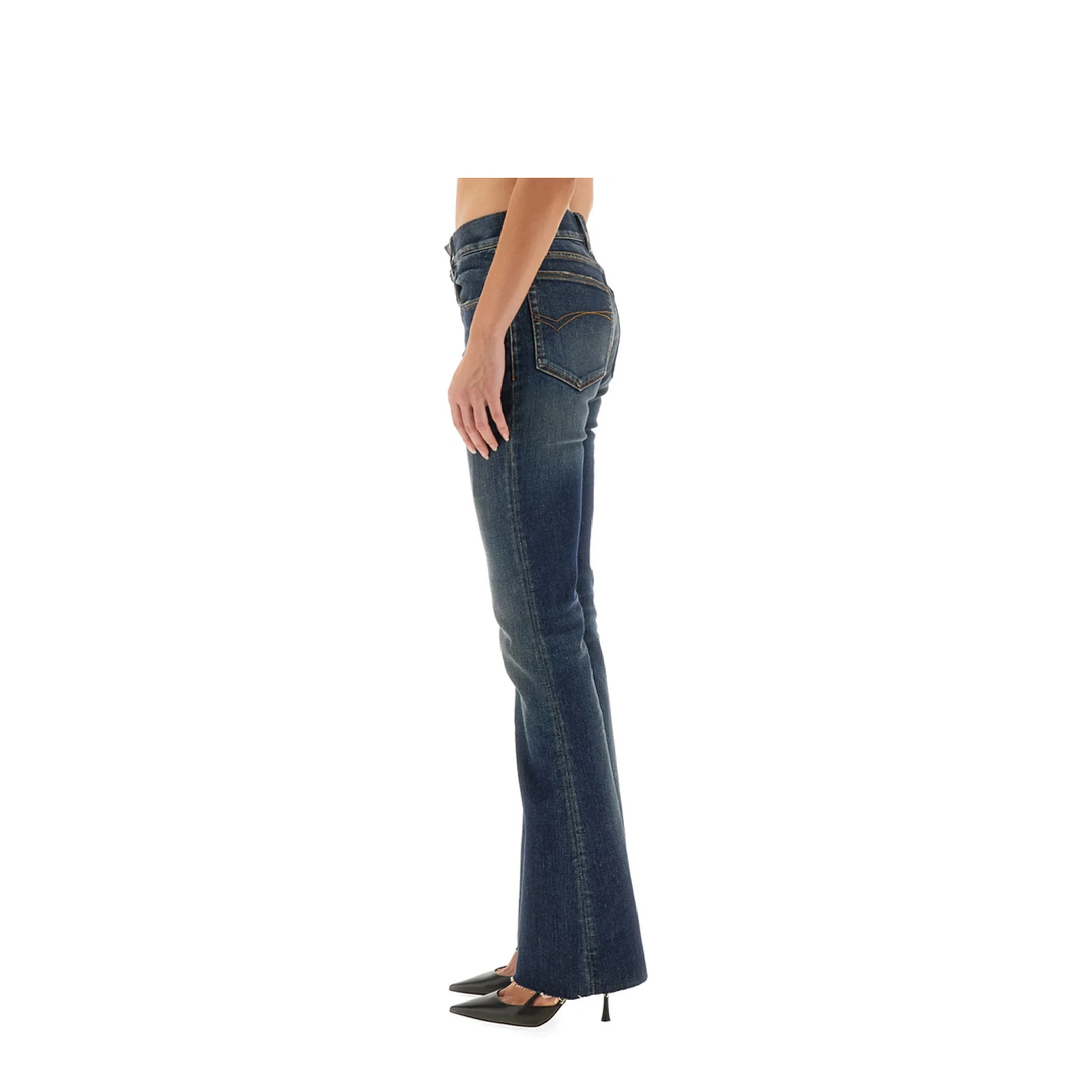 Slim Fit Bootcut Pants - Image 3
