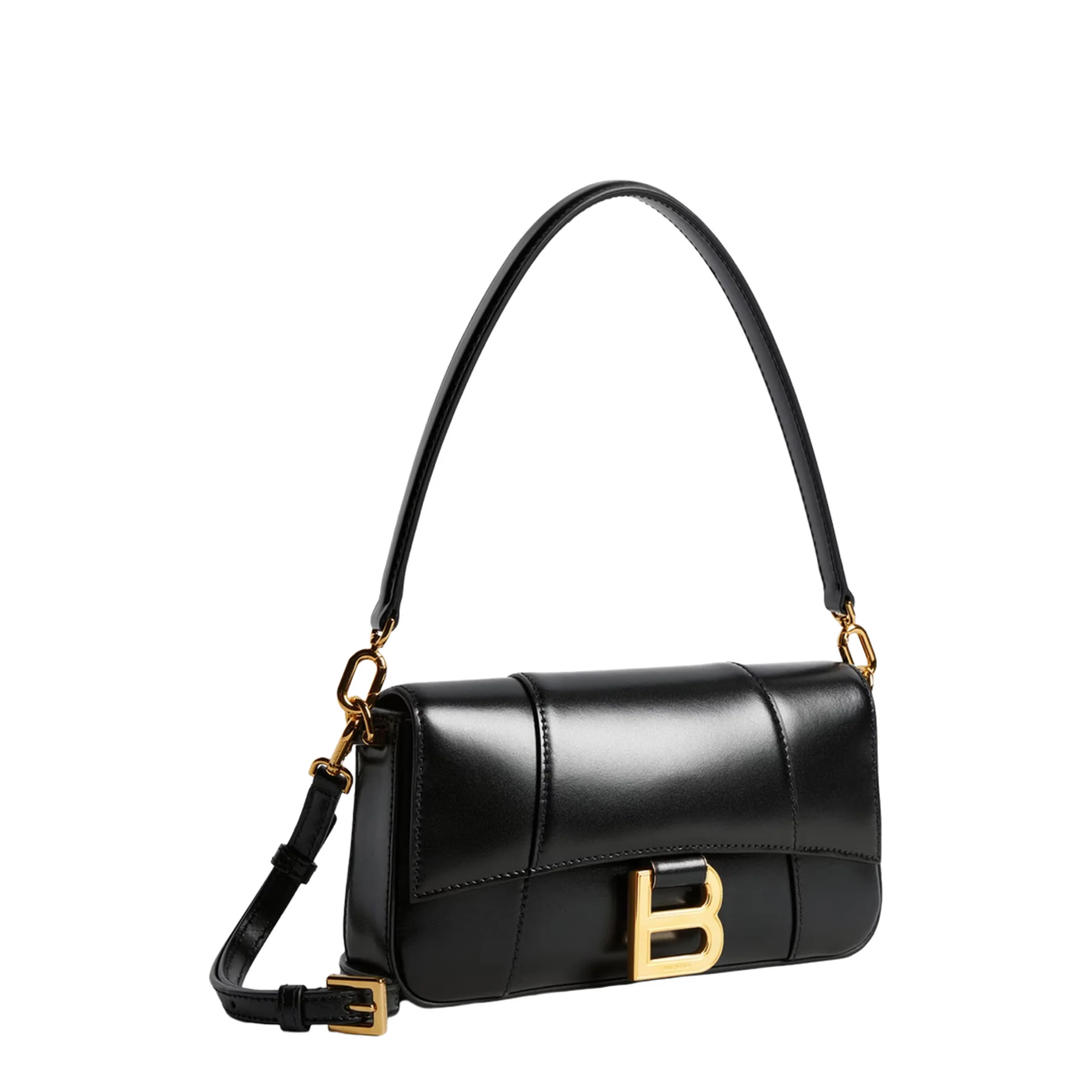 Sling Hourglass Bag in Black - Image 4