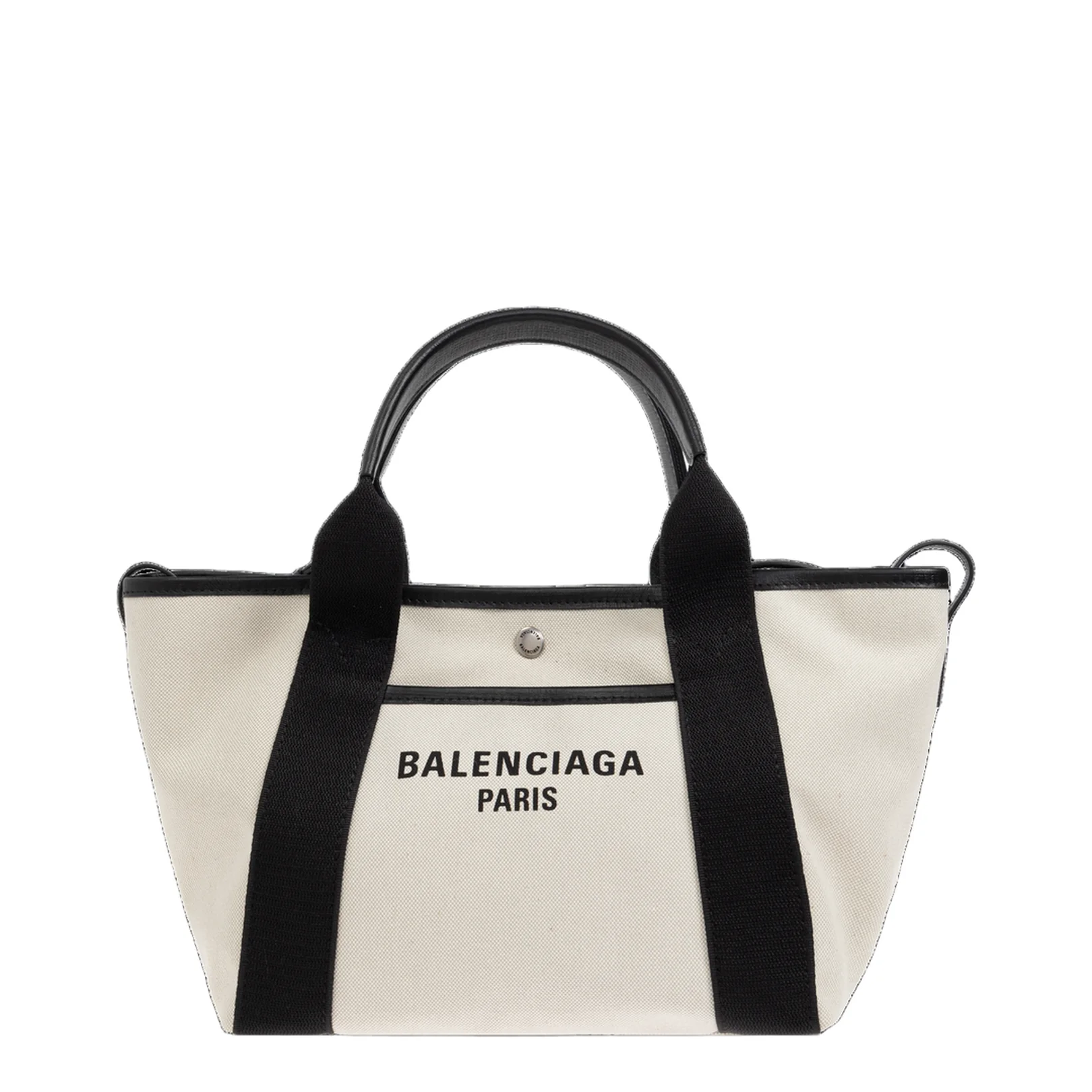 Tote Bag Biarritz Small in Natural/Black - Image 5