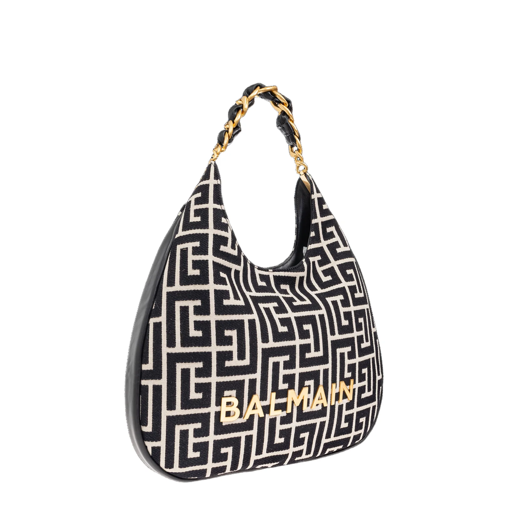 1945 Soft Hobo Large Monogrammed Jacquard Tote Bag - Image 3