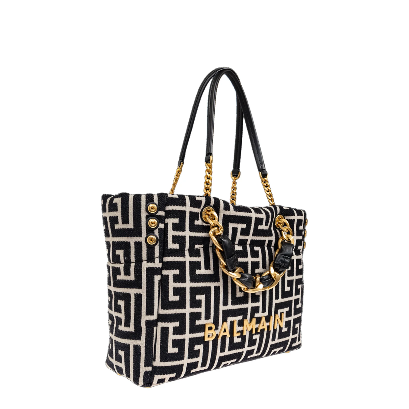 1945 Soft PB-monogrammed jacquard canvas tote bag - Image 3