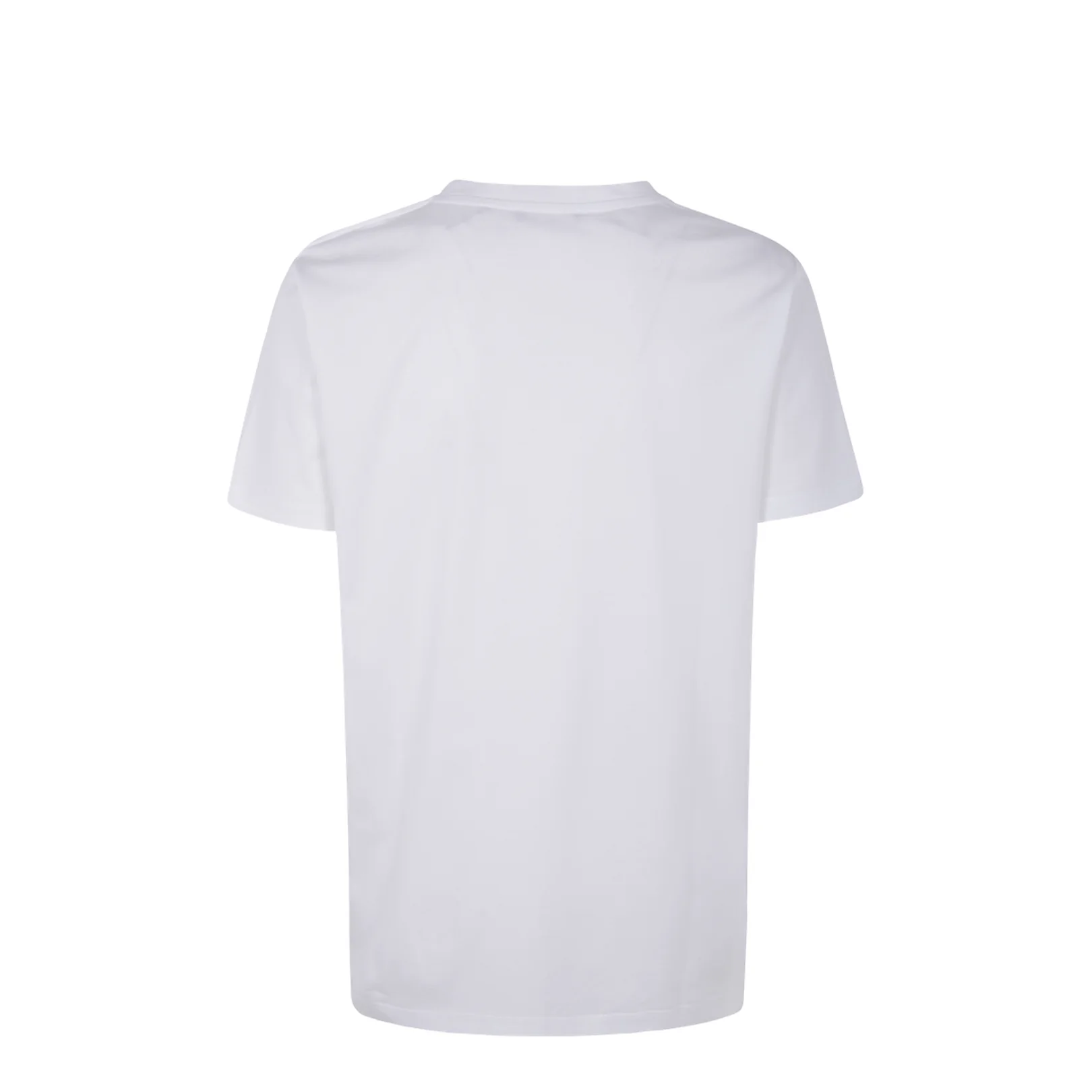 3 Buttons Printed T-Shirt White - Image 2