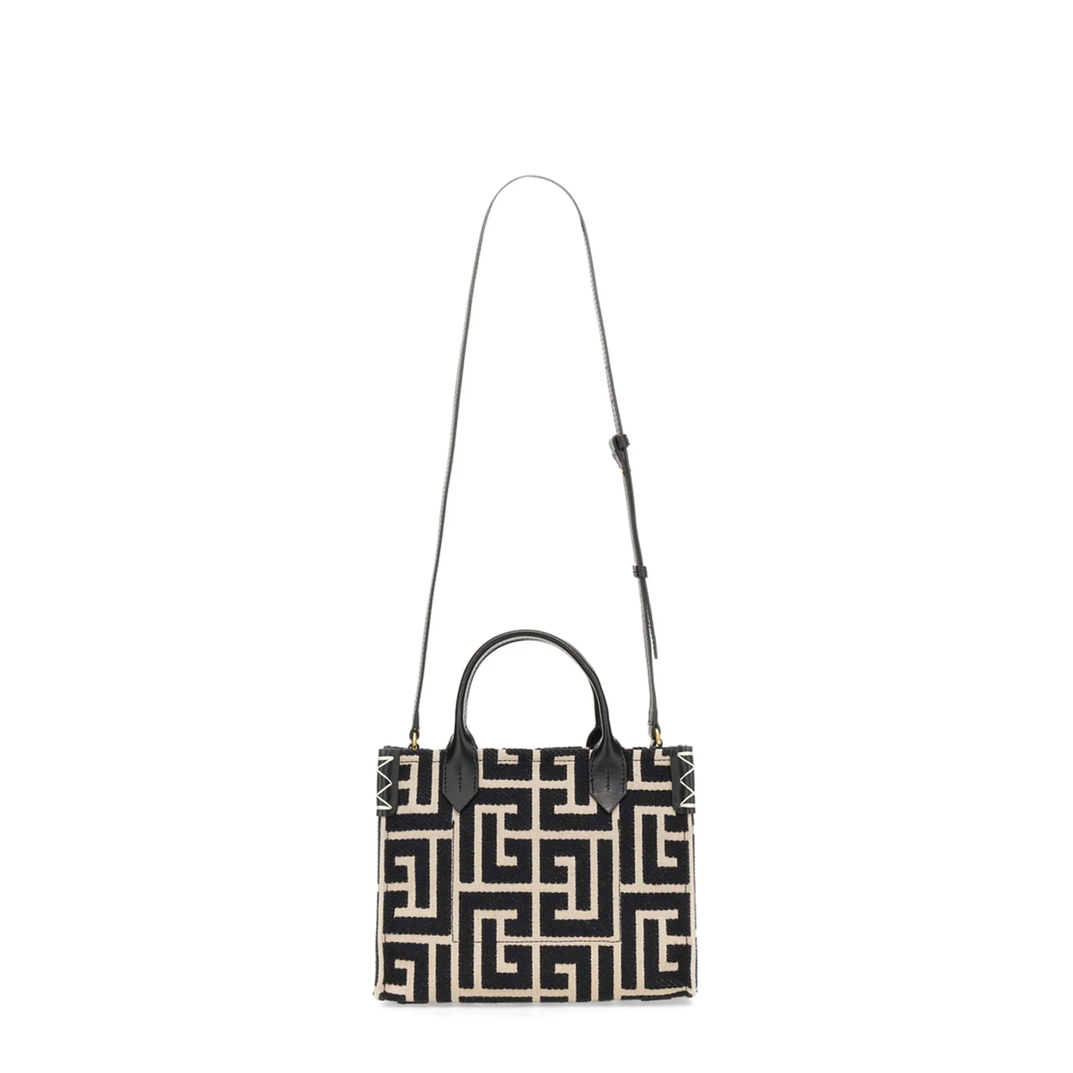 Army Monogrammed Jacquard and Leather Tote Bag - Image 2