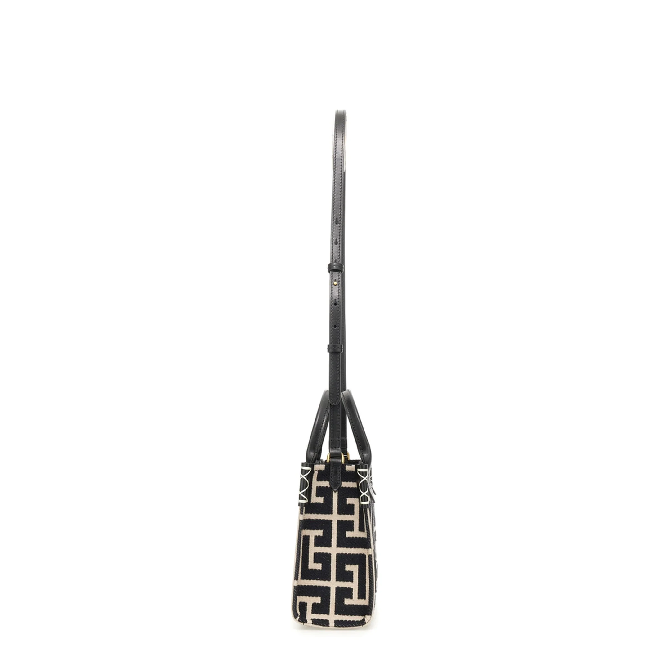 Army Monogrammed Jacquard and Leather Tote Bag - Image 3