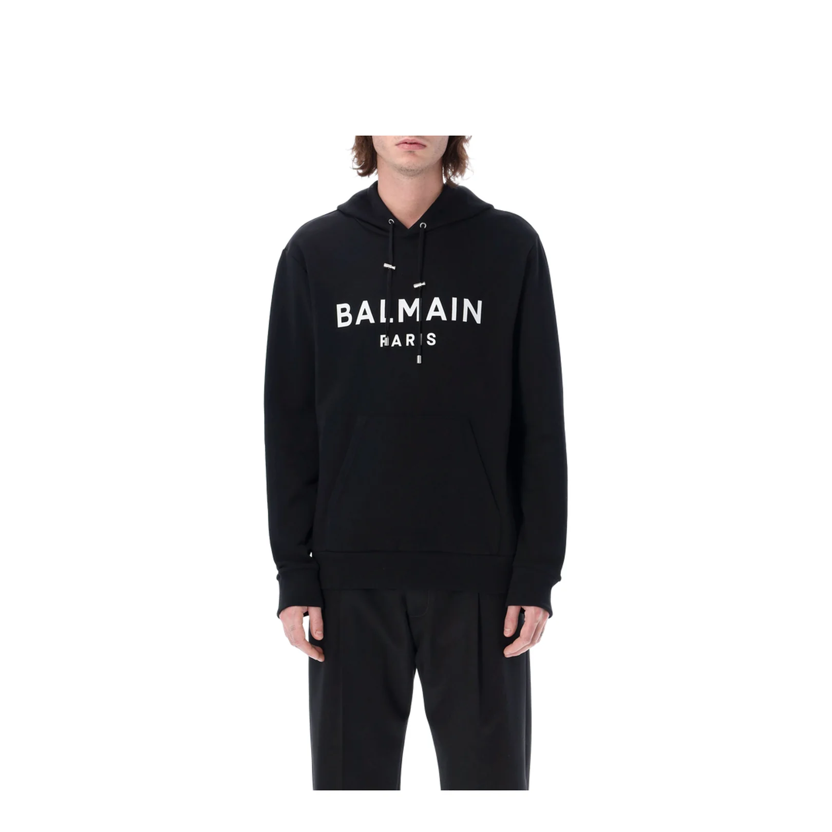 Black Cotton Sweatshirt - Image 3
