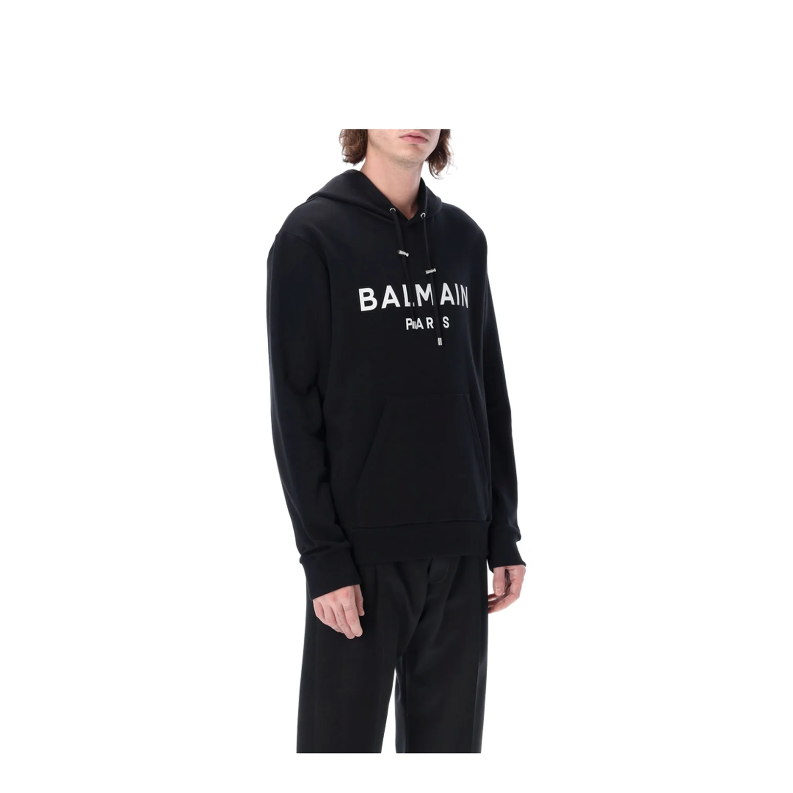 Black Cotton Sweatshirt - Image 4