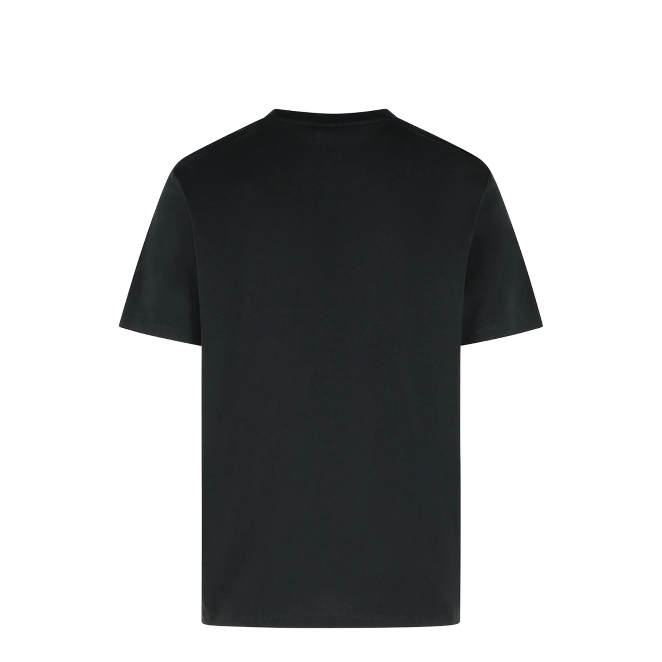 Black Cotton T-Shirt - Image 2