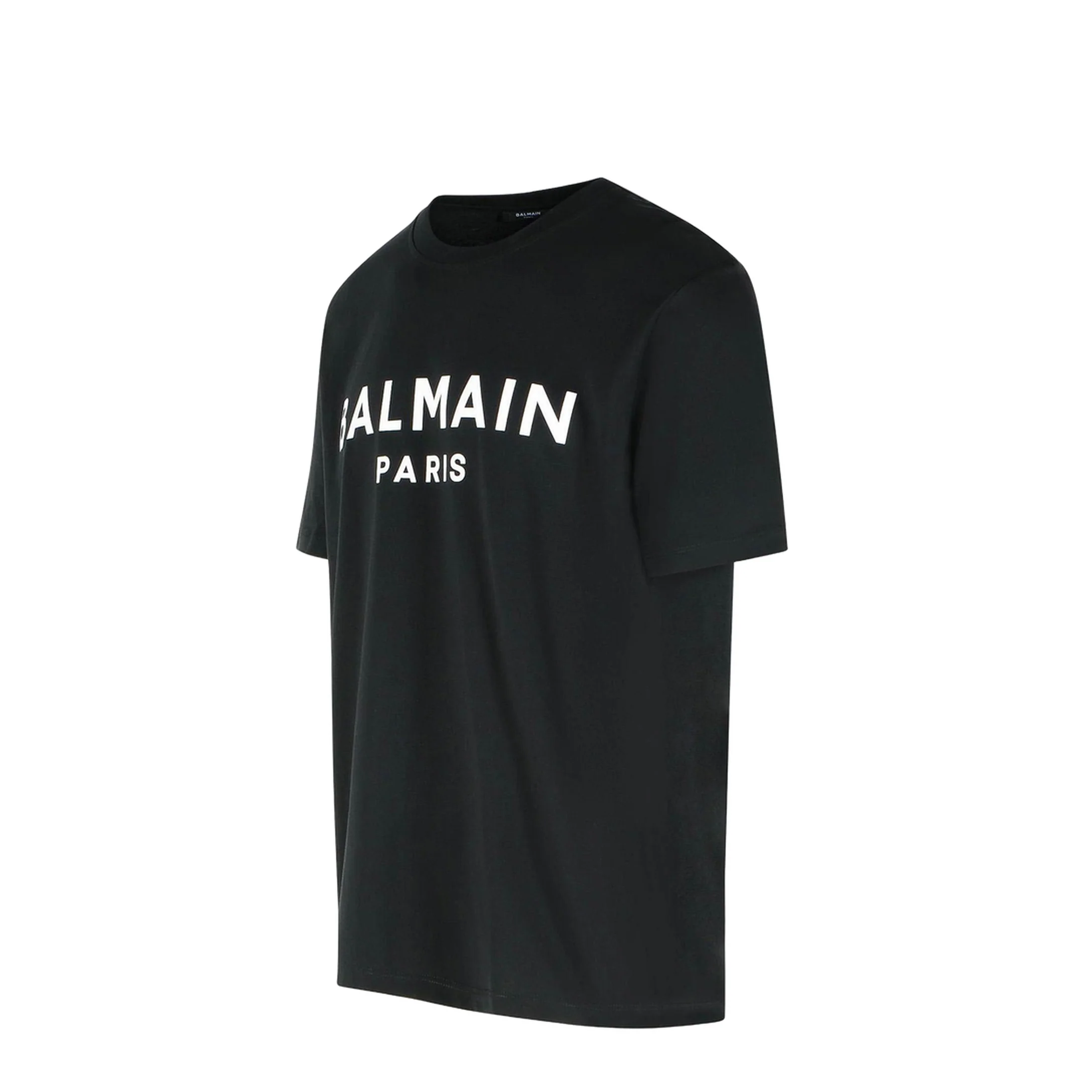 Black Cotton T-Shirt - Image 3