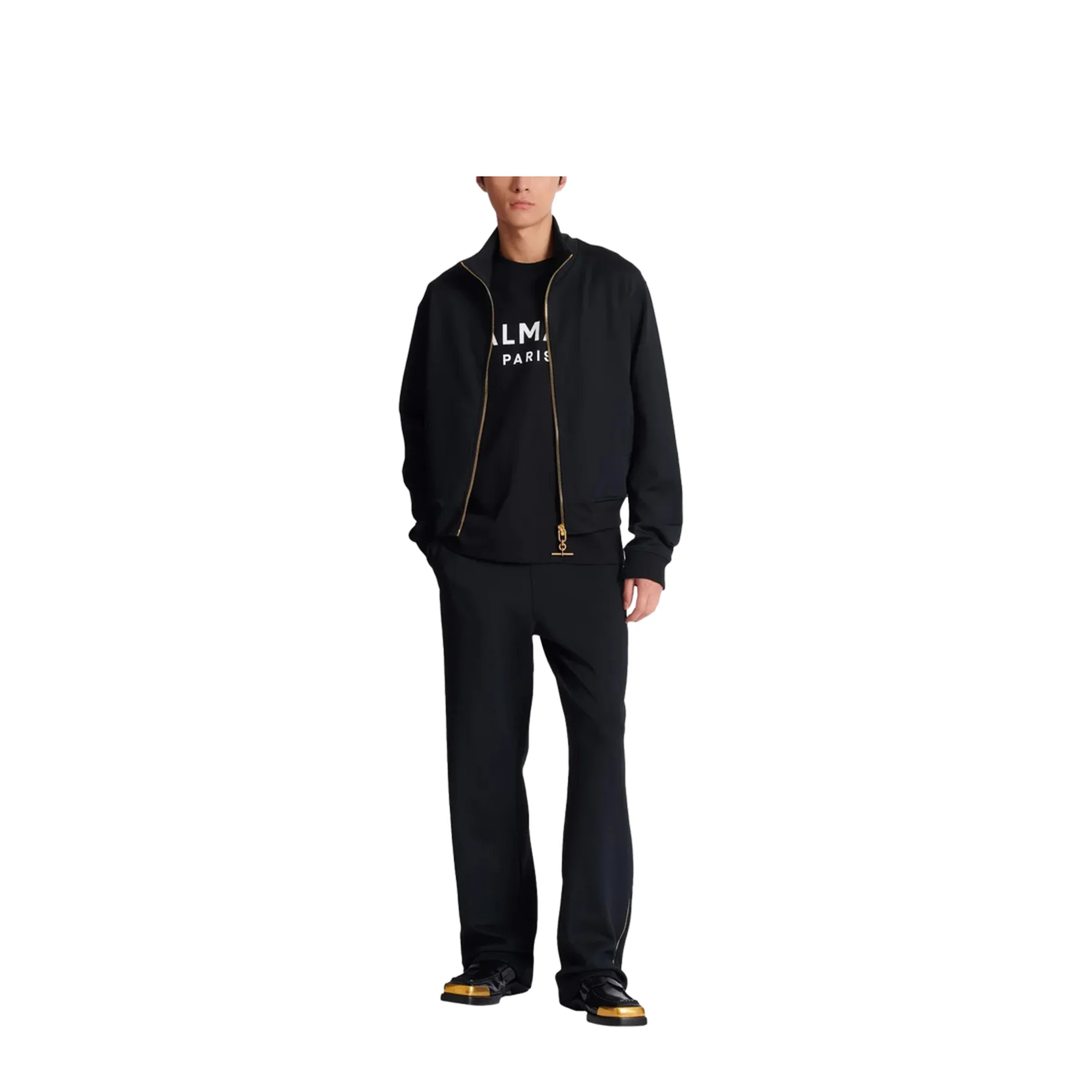 Black Cotton T-Shirt - Image 4