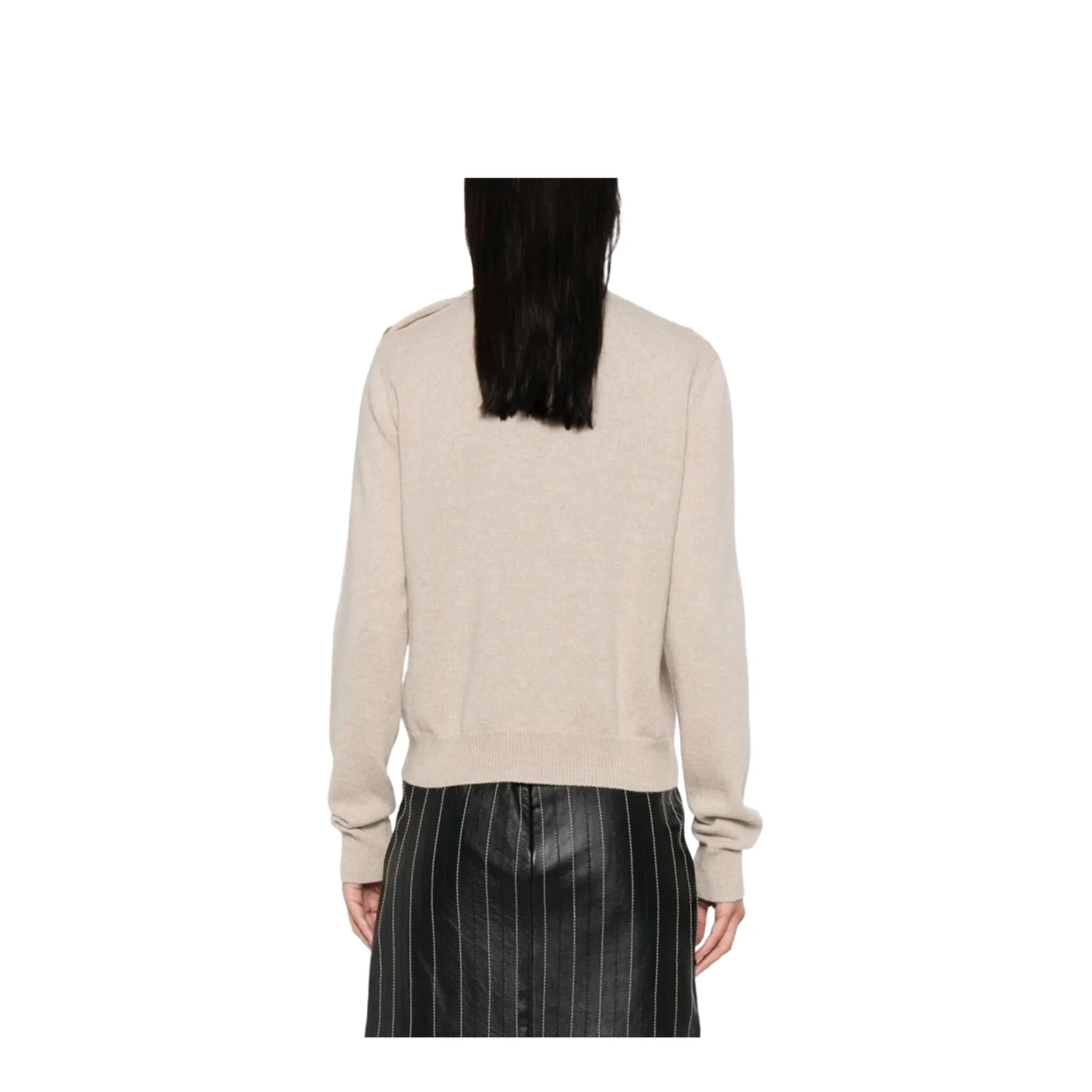 Cashmere Blend Buttoned Sweater - Image 3