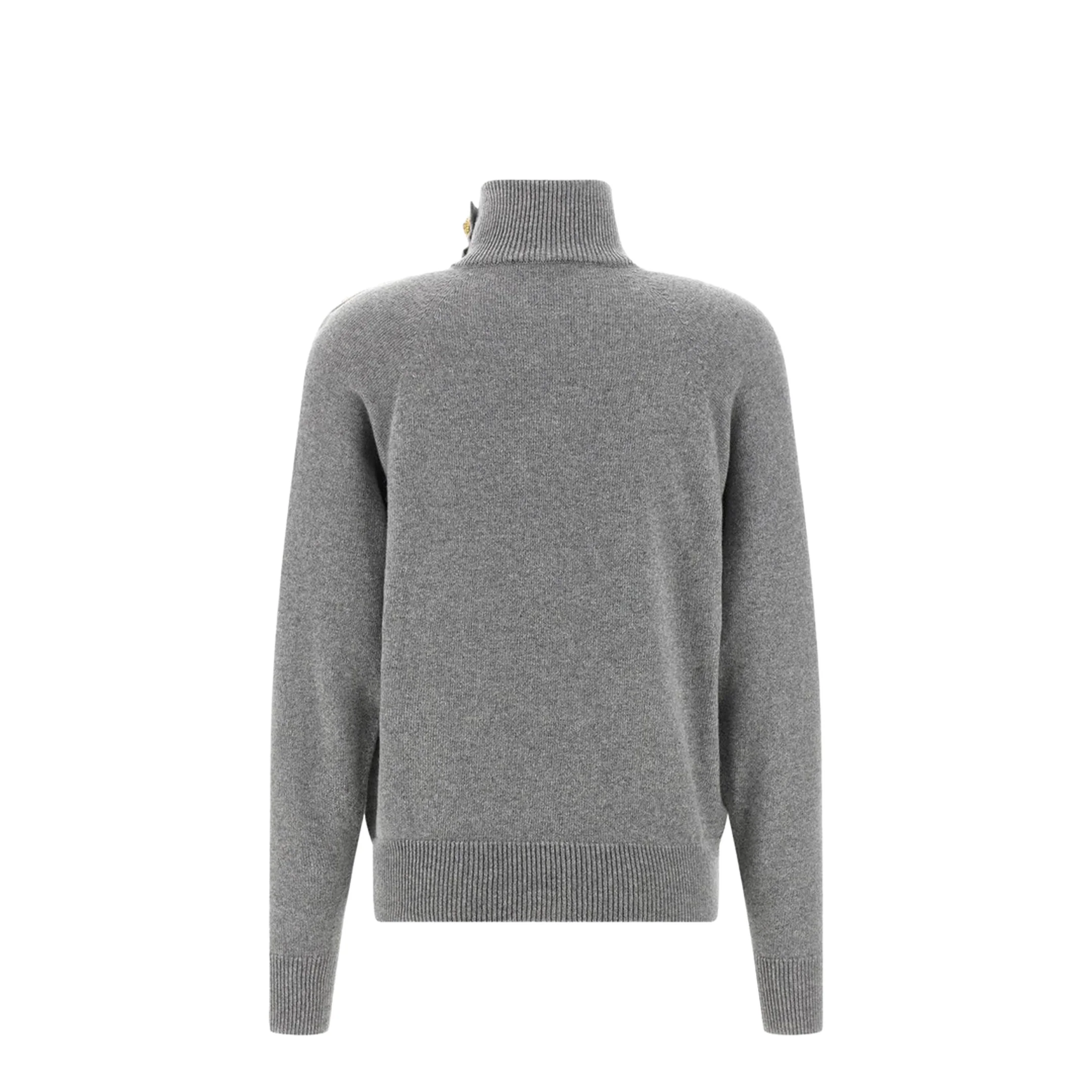Cashmere Wool Sweater Grey - Image 4
