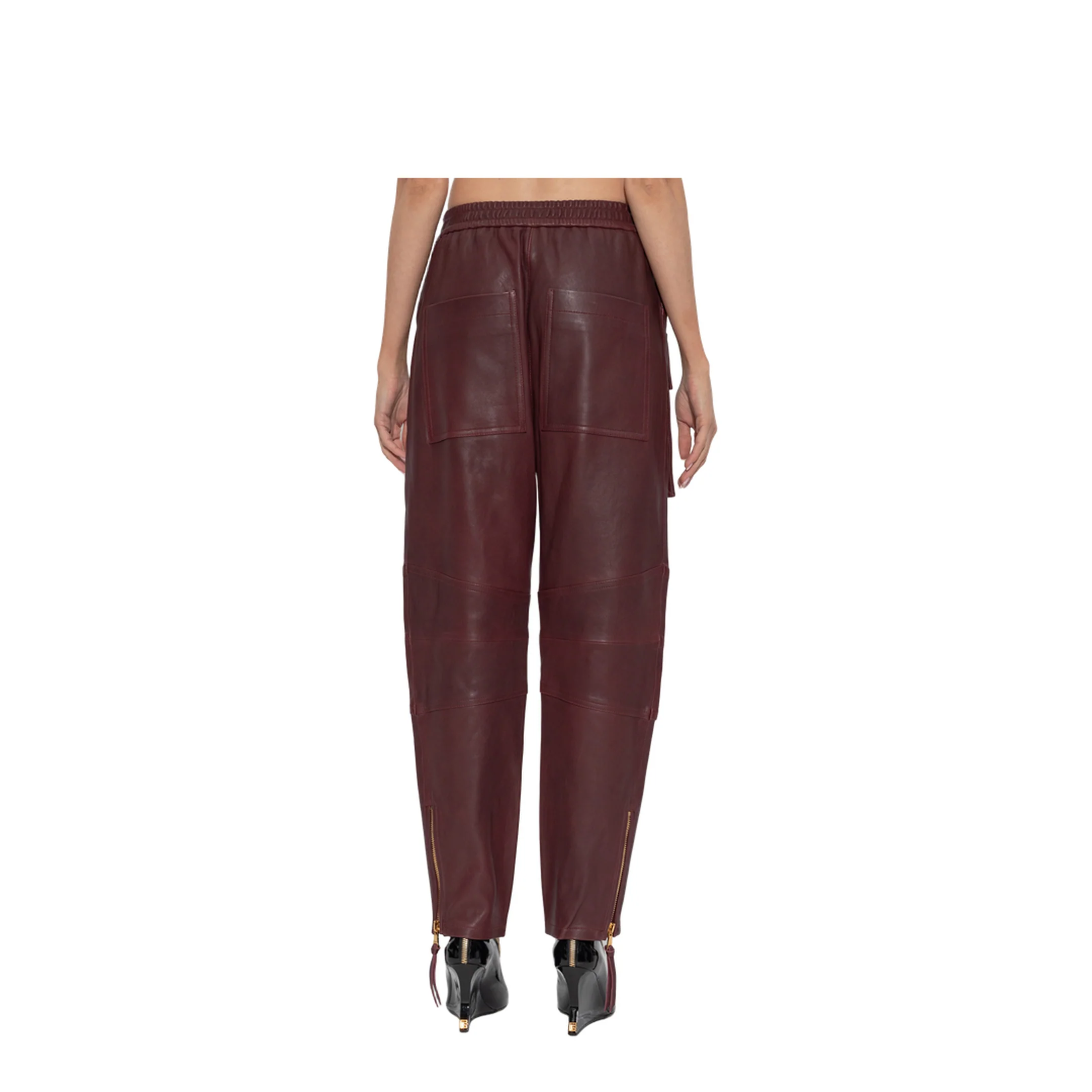 Lambskin Cargo Pants Leather - Image 4