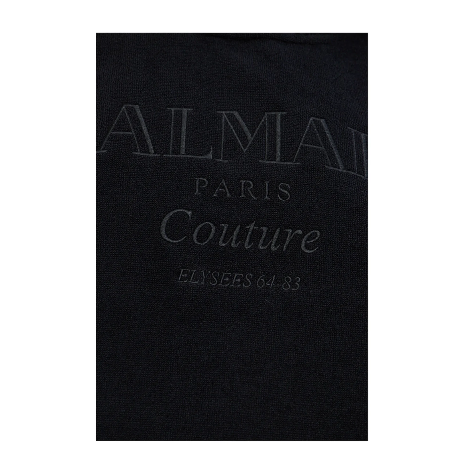 Cotton Poncho Crop Black - Image 4