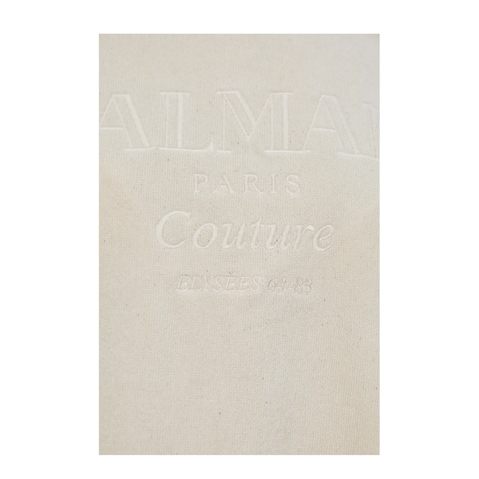 Cotton Poncho Cream - Image 4