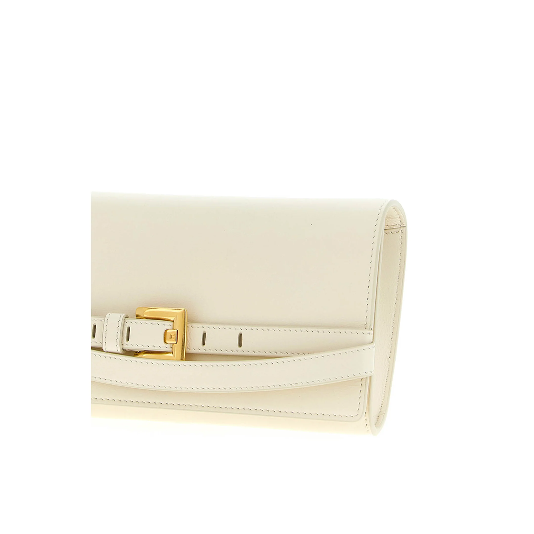 Crinkled Leather Wallet with Shuffle Chain - Image 3