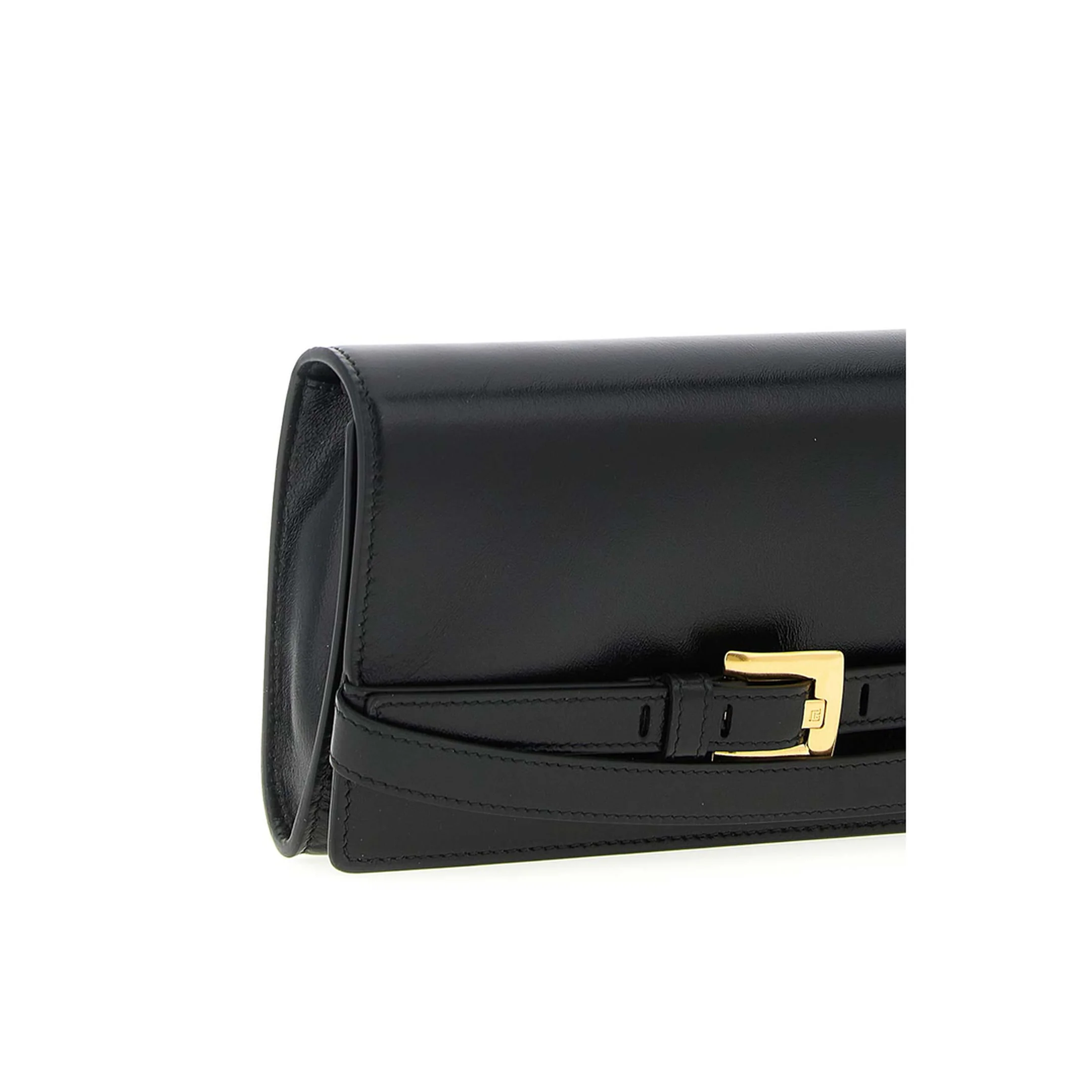 Crinkled Leather Wallet with Shuffle Chain - Image 3
