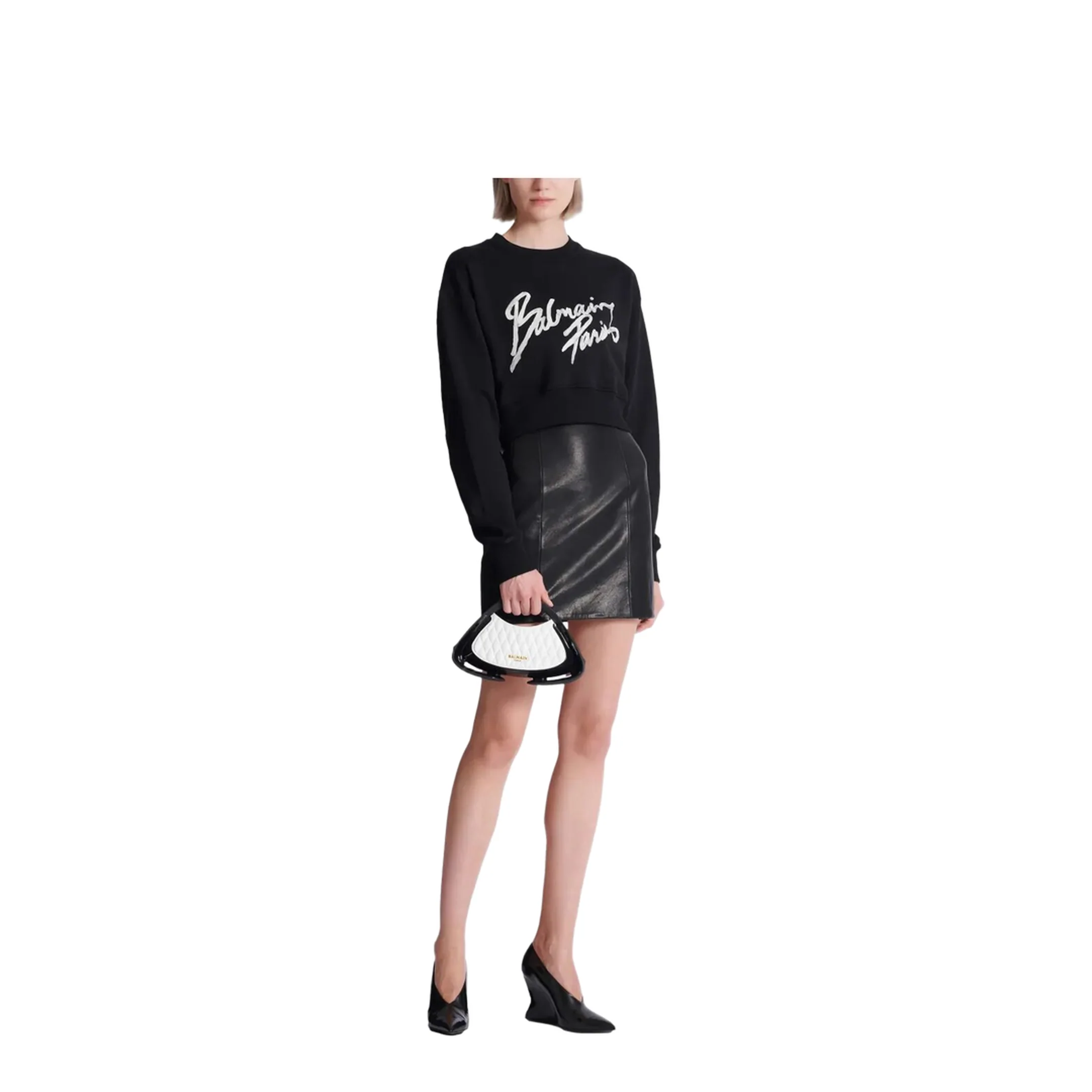 Cropped Roundneck Sweater - Image 4