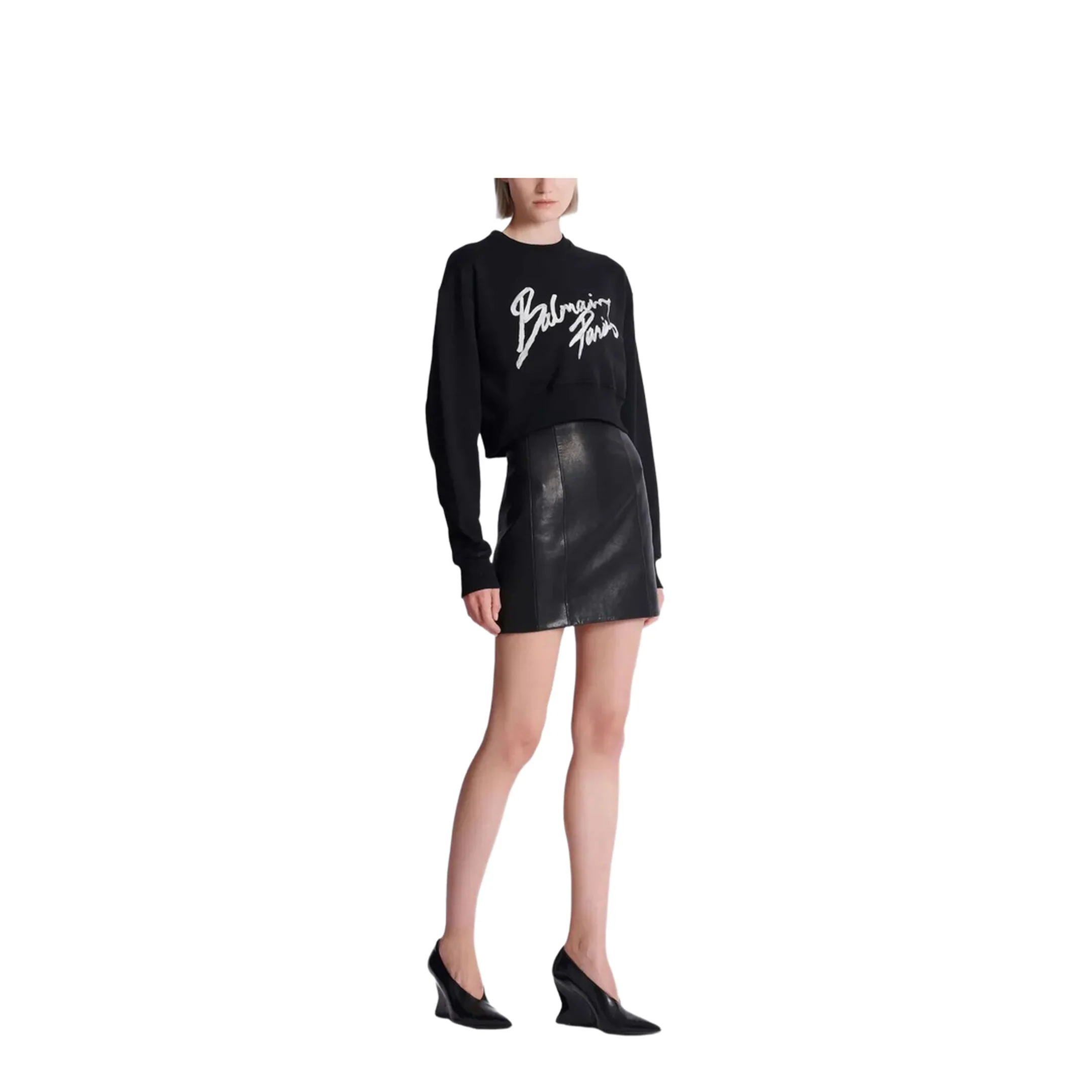 Cropped Roundneck Sweater - Image 5