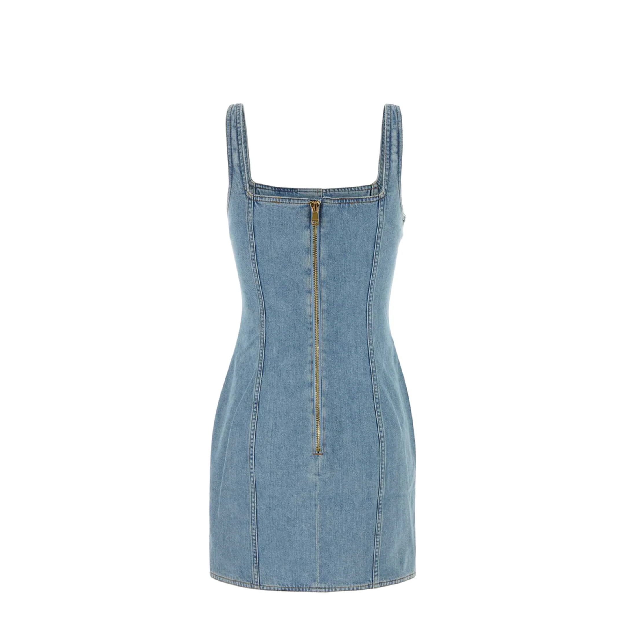 Blue Denim Dress - Image 2