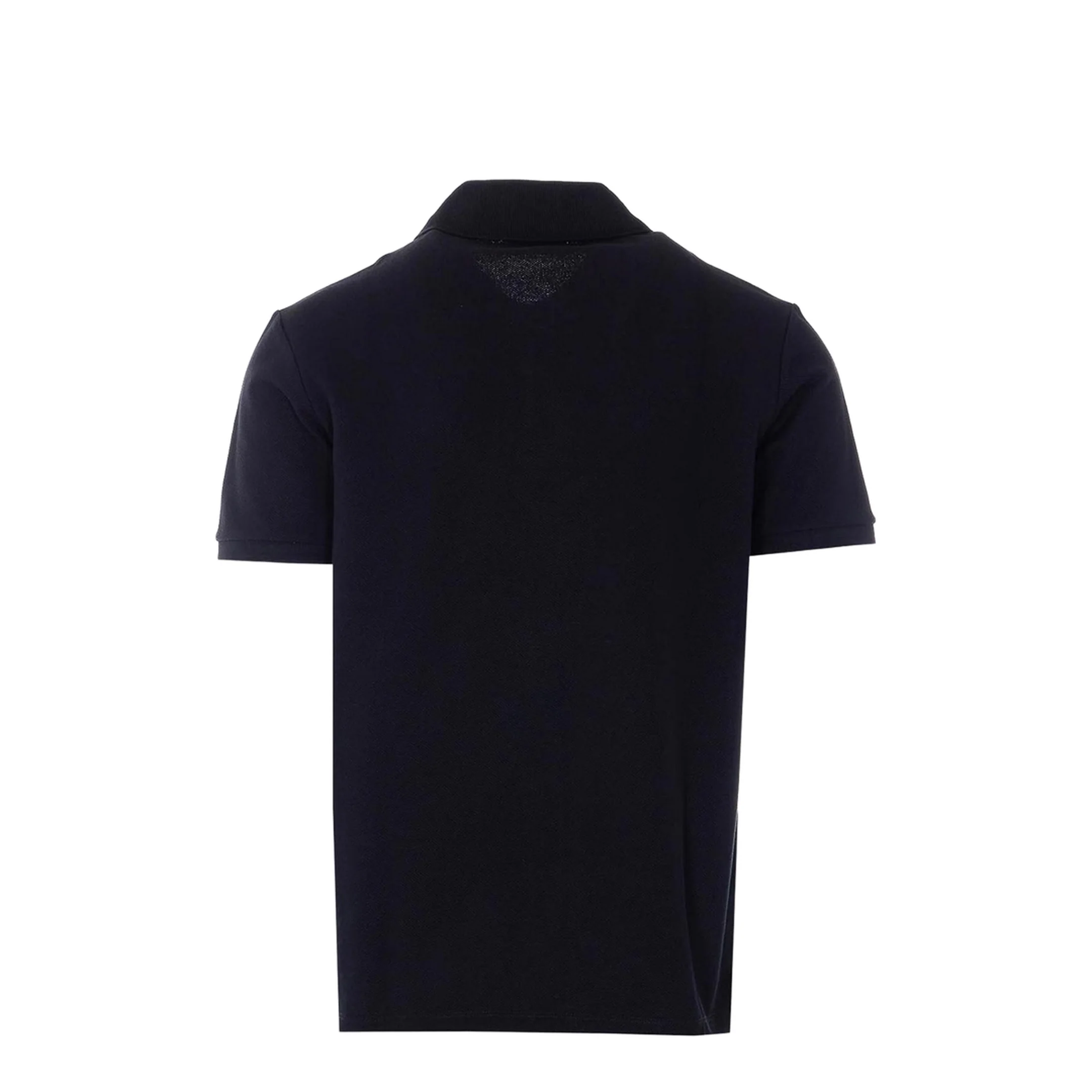 Embroidered Logo Polo - Black - Image 2