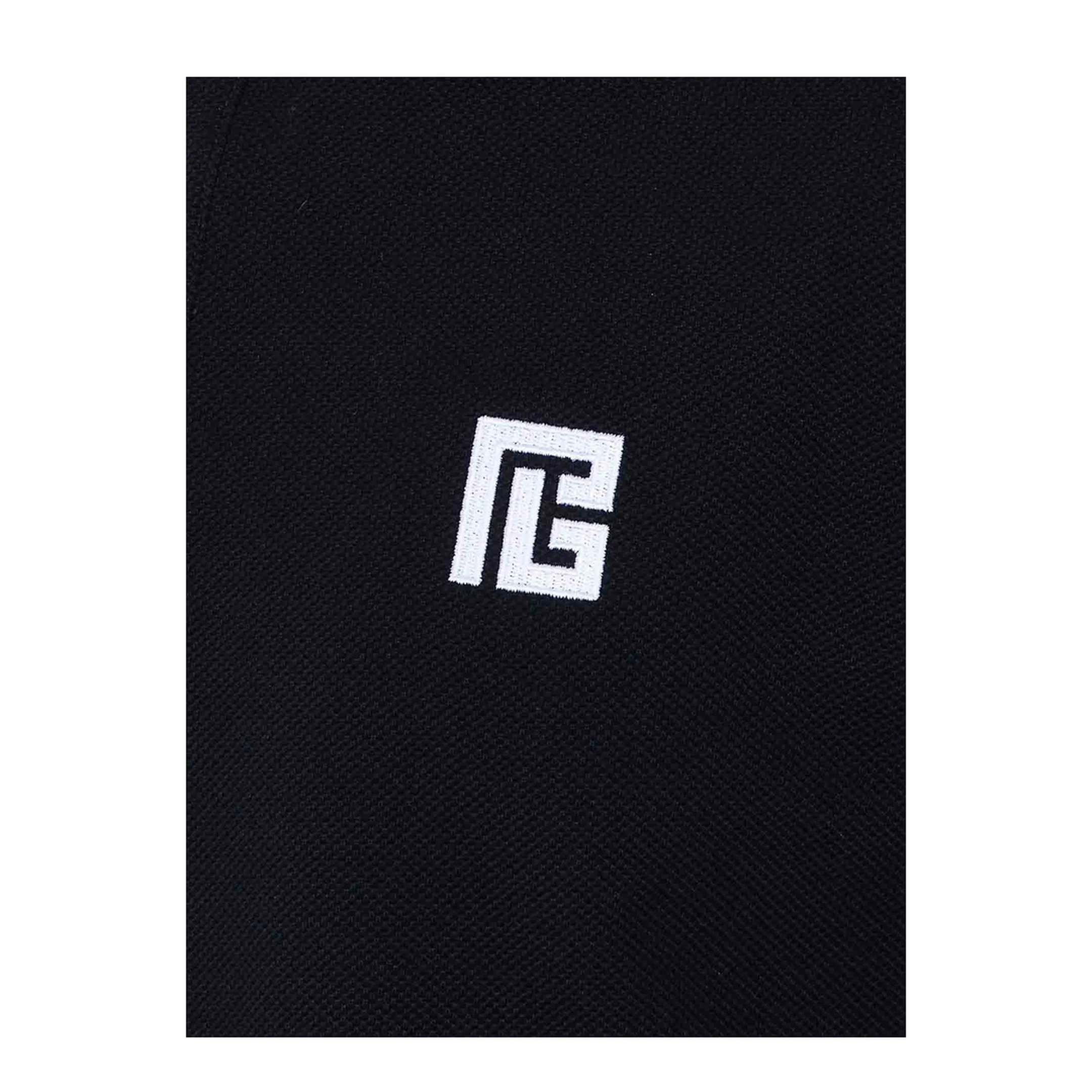 Embroidered Logo Polo - Black - Image 3