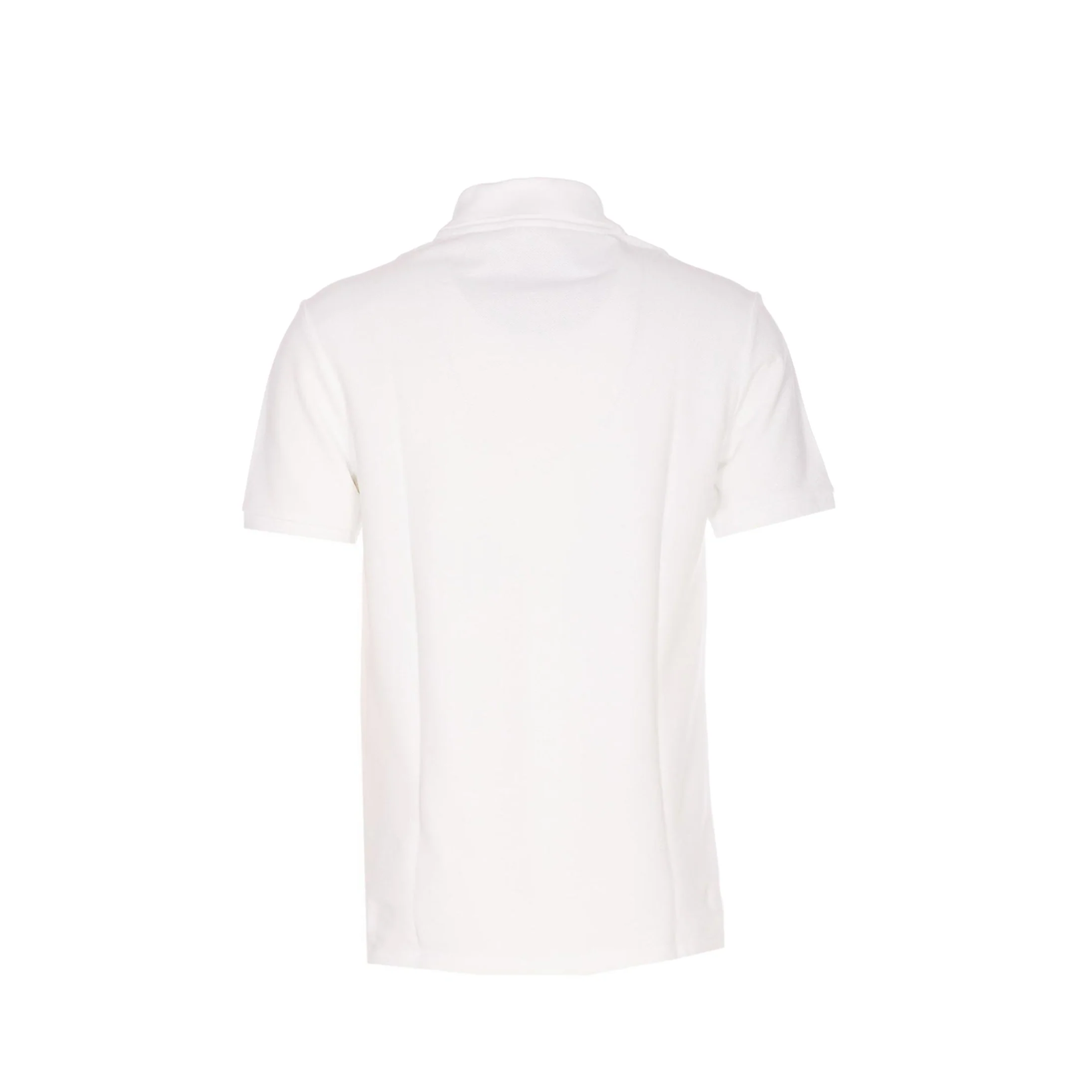 Embroidered Logo Polo - White - Image 2