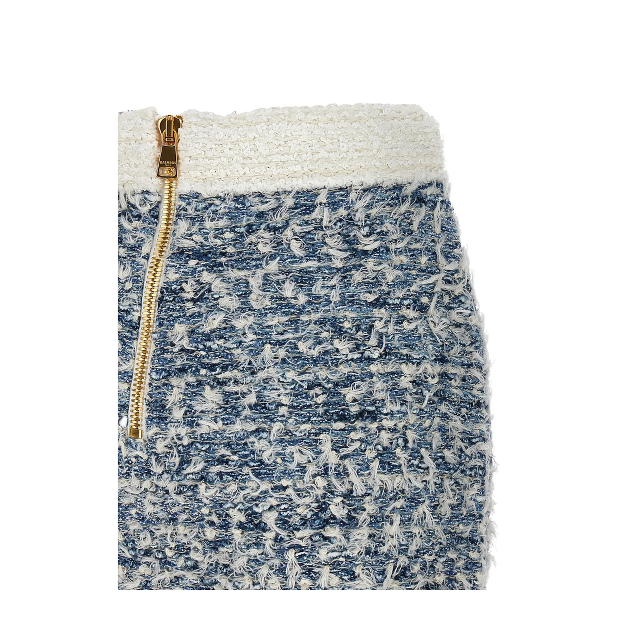 Fringed Tweed Skirt - Image 4