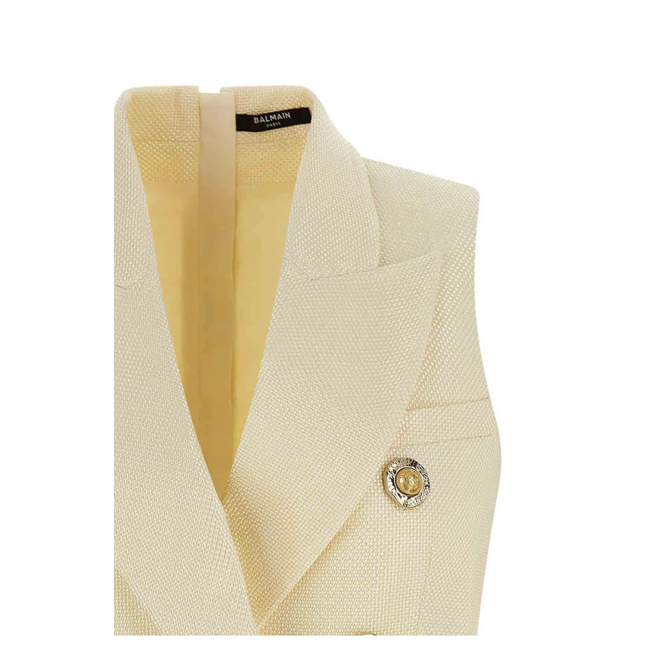 Gold and Gold Coin Vest Cream - Image 3