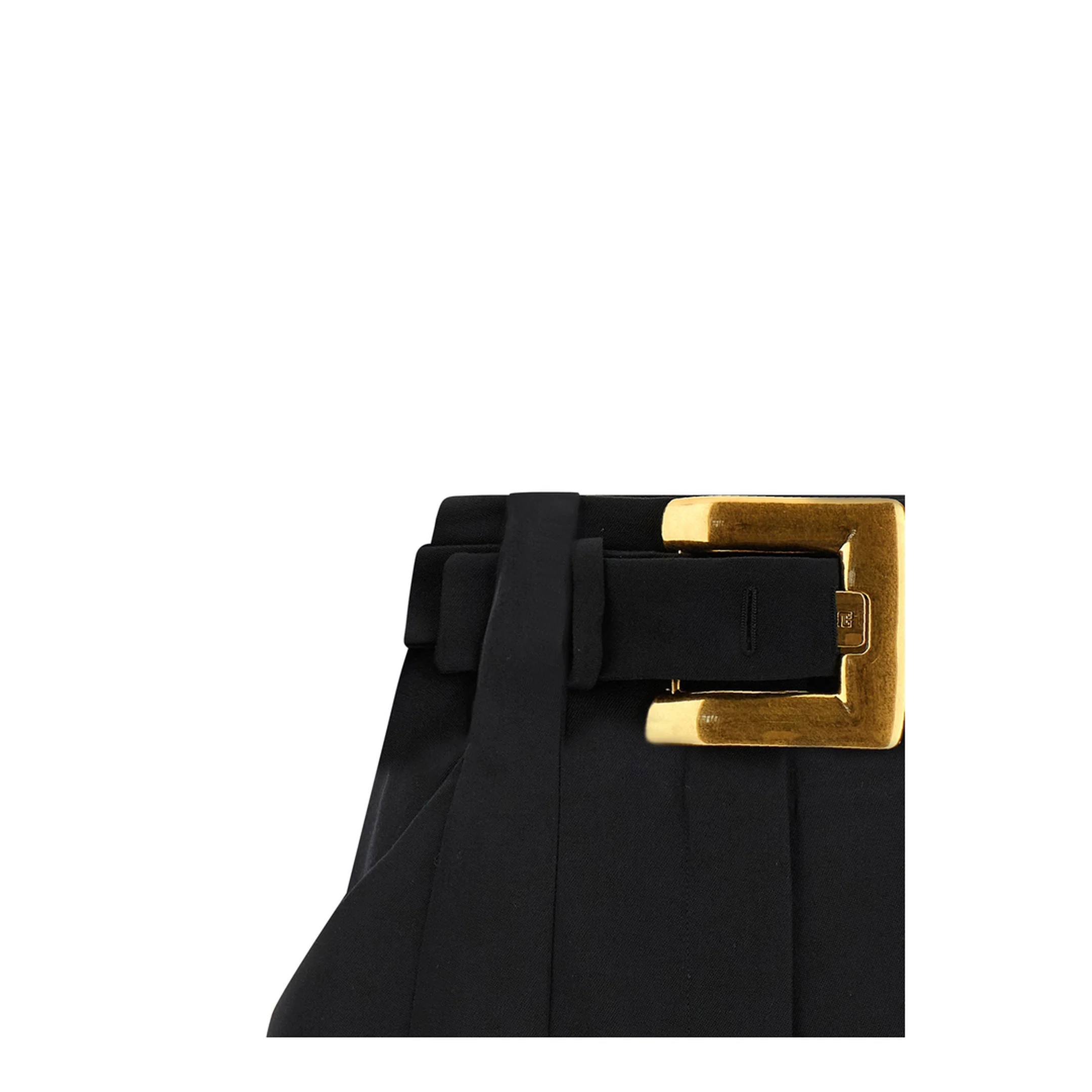 Grain de Poudre Belted Short Black - Image 3