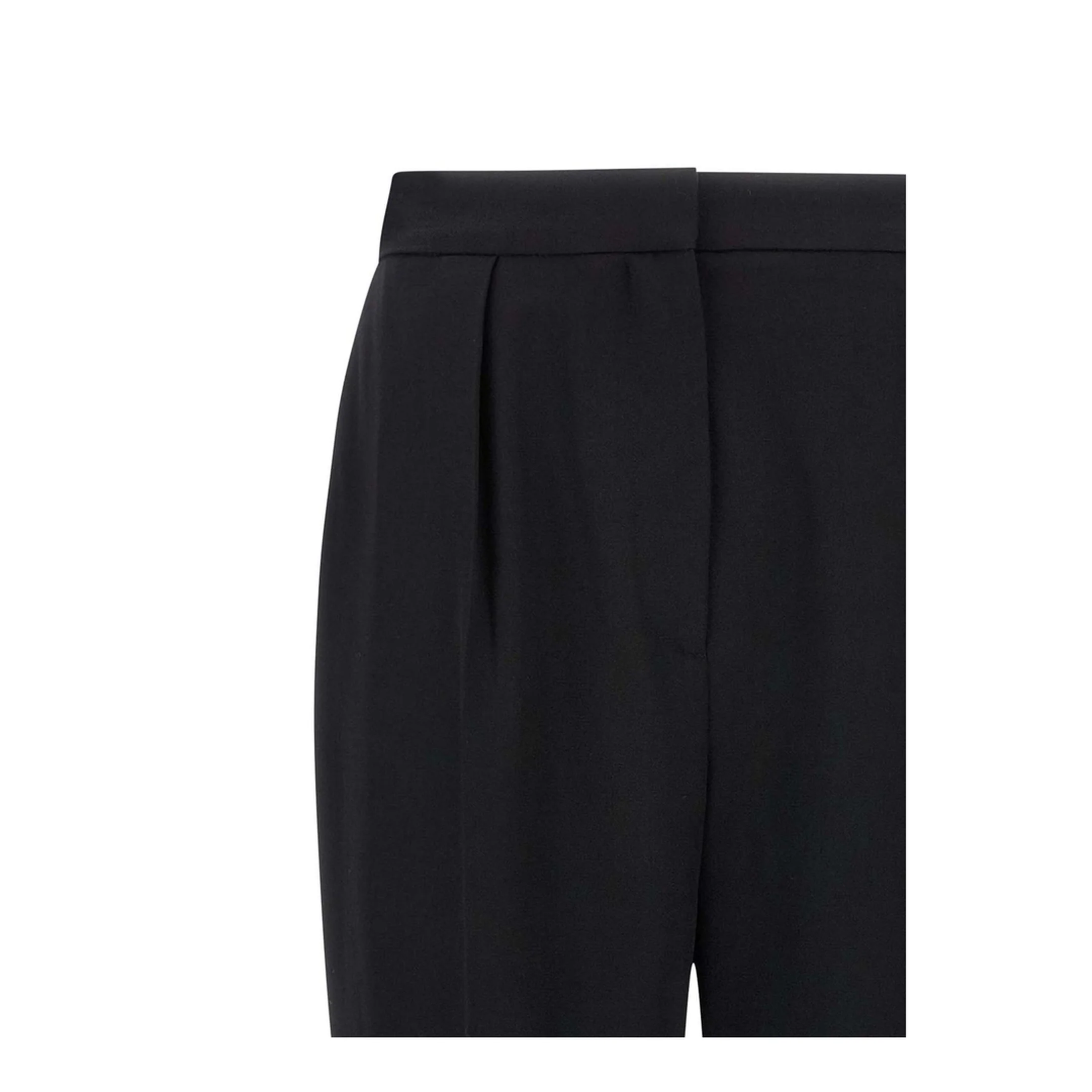 High Waist Tailored Grain De Poudre Pants - Image 3