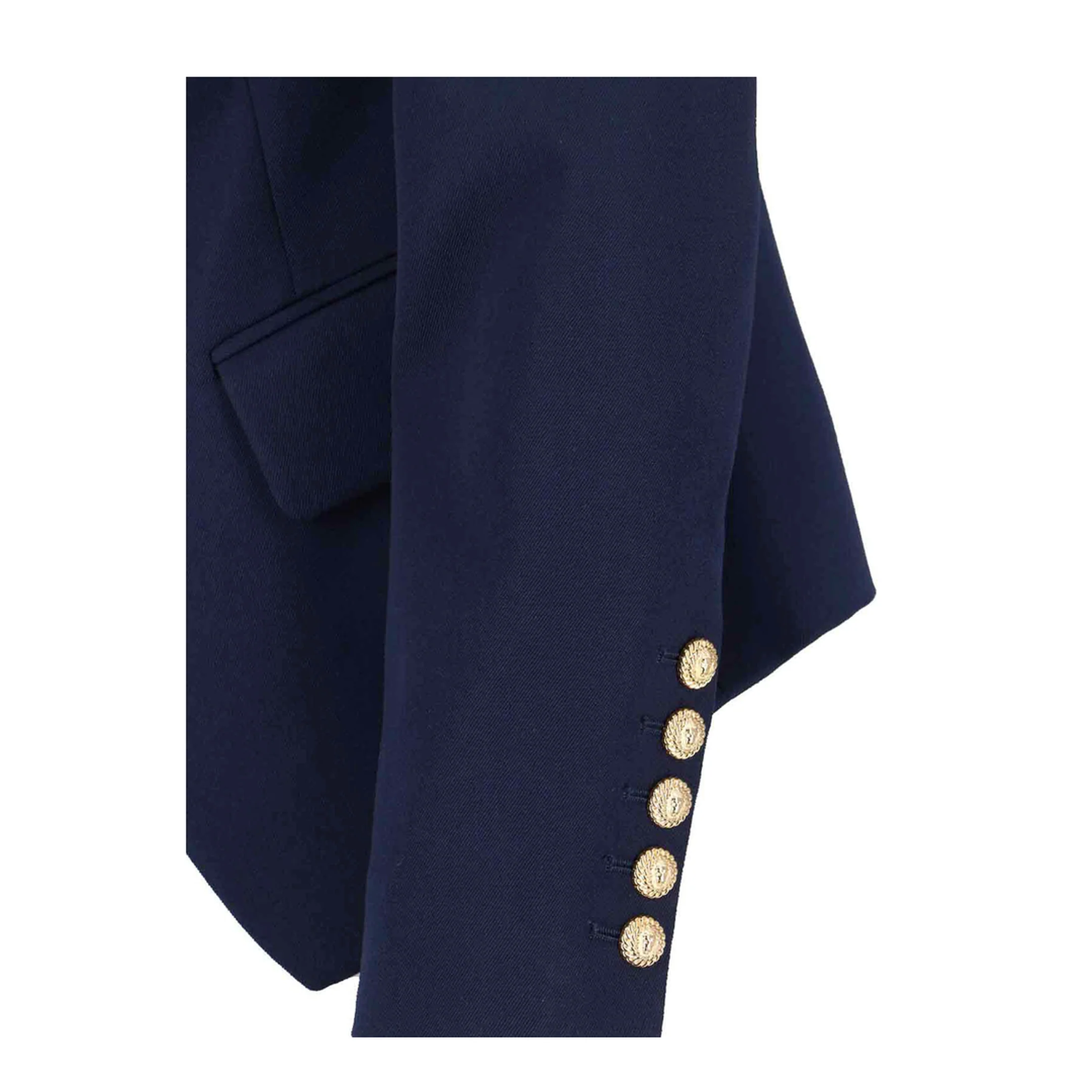 Double-Breasted Blazer Blue - Image 4