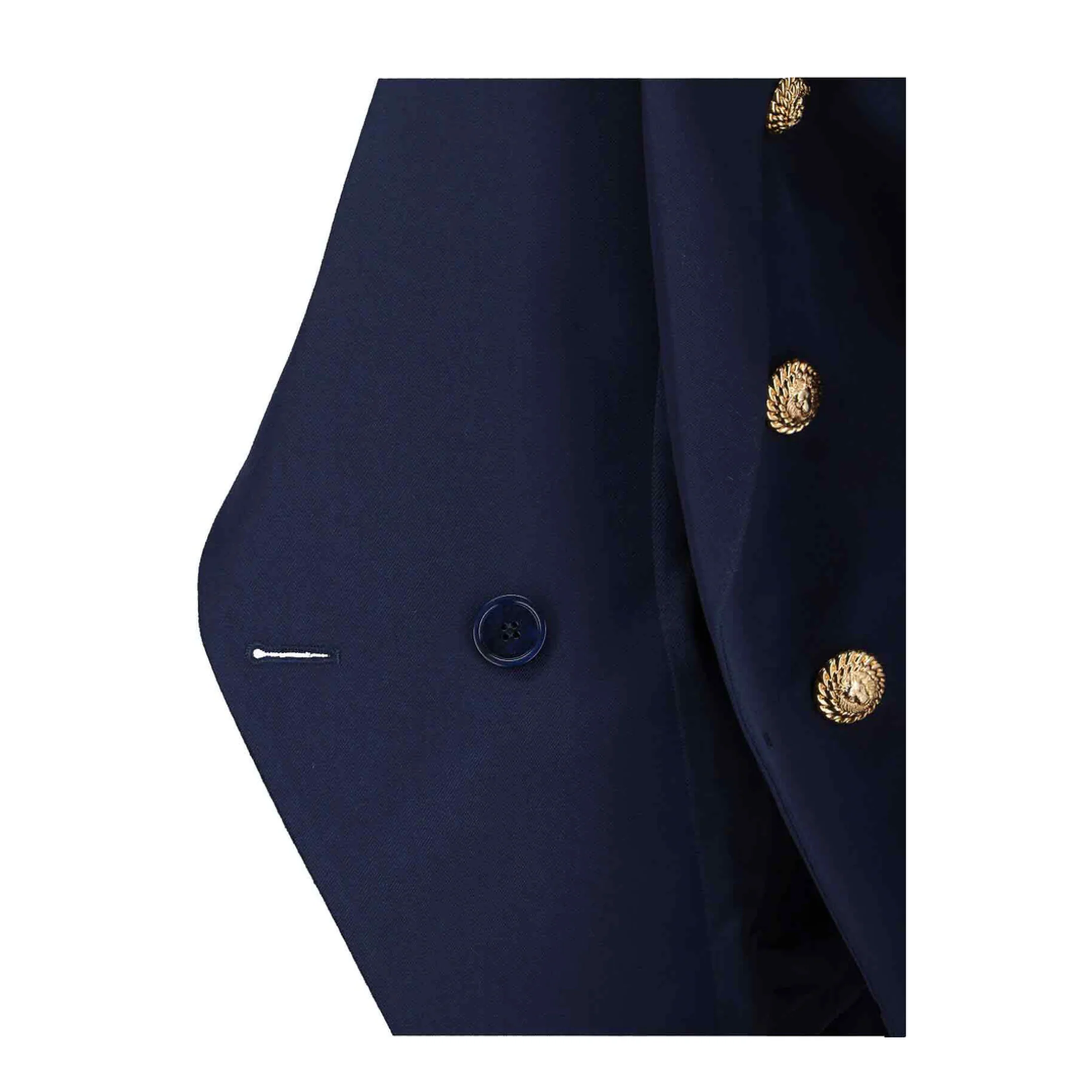 Double-Breasted Blazer Blue - Image 5