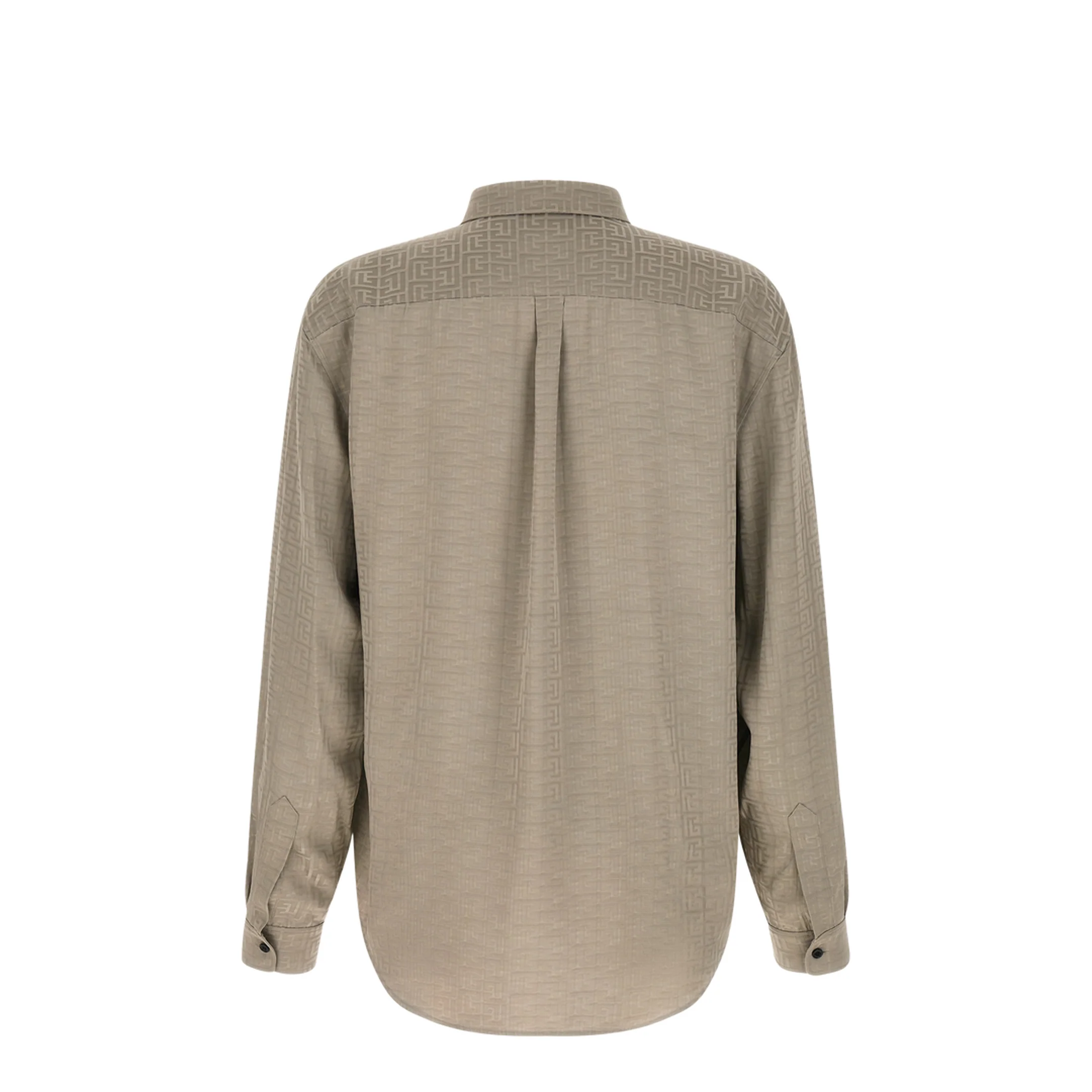 Jacquard Monogram Shirt Natural - Image 2