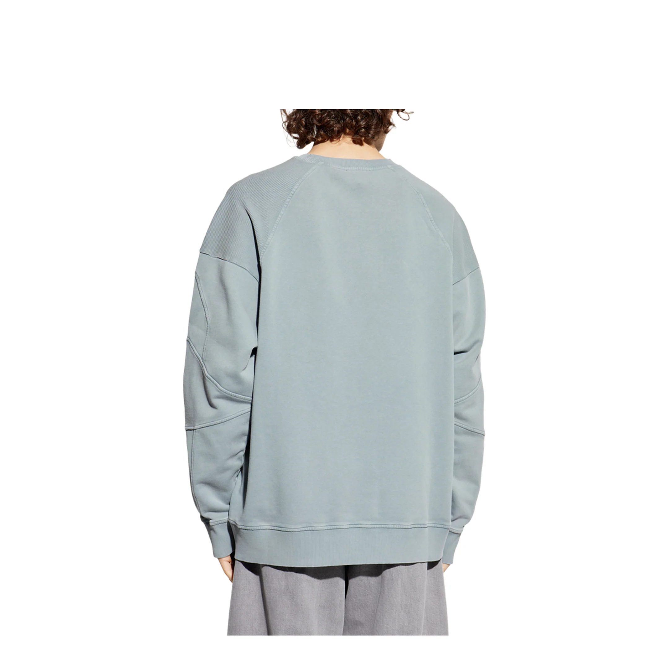 Embroidered Médaille Sweatshirt Grey - Image 4