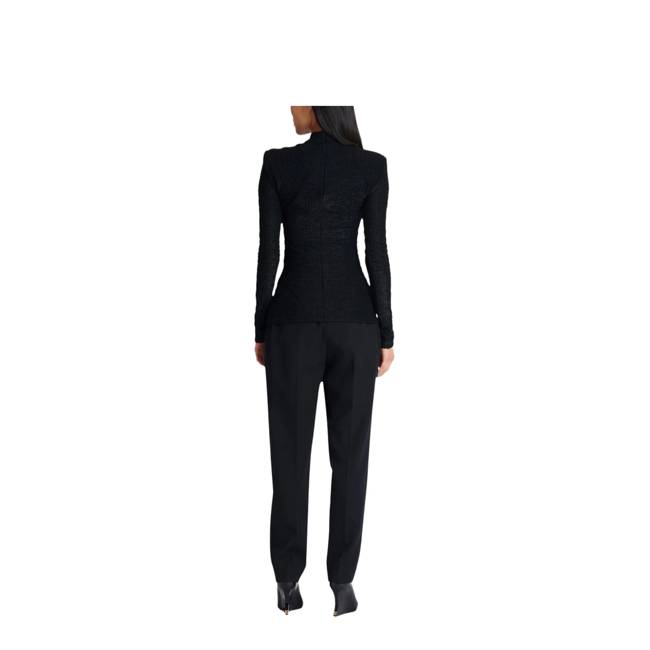 Knitted Sweater Black - Image 3