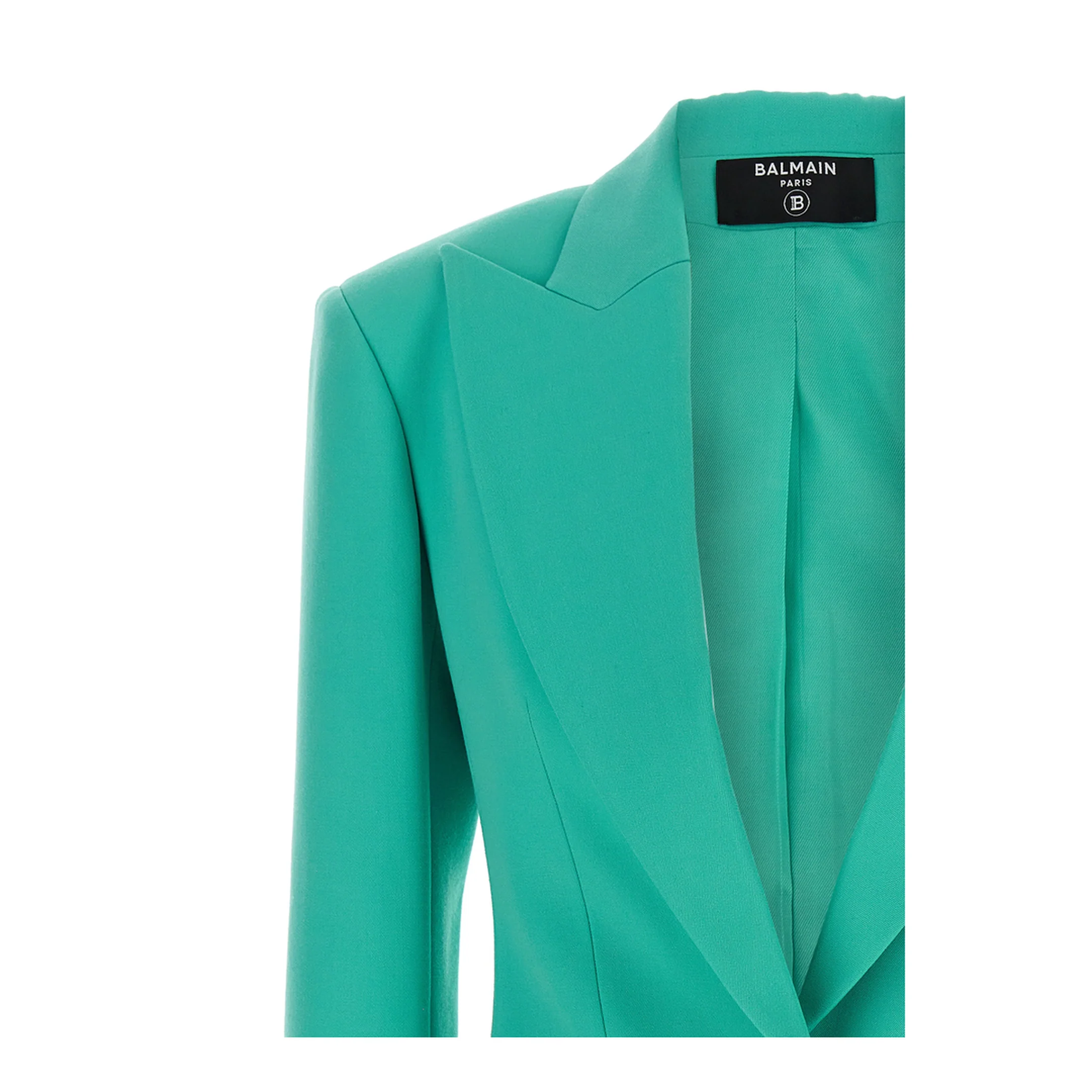 Logo Button Double-Breasted Blazer - Image 2