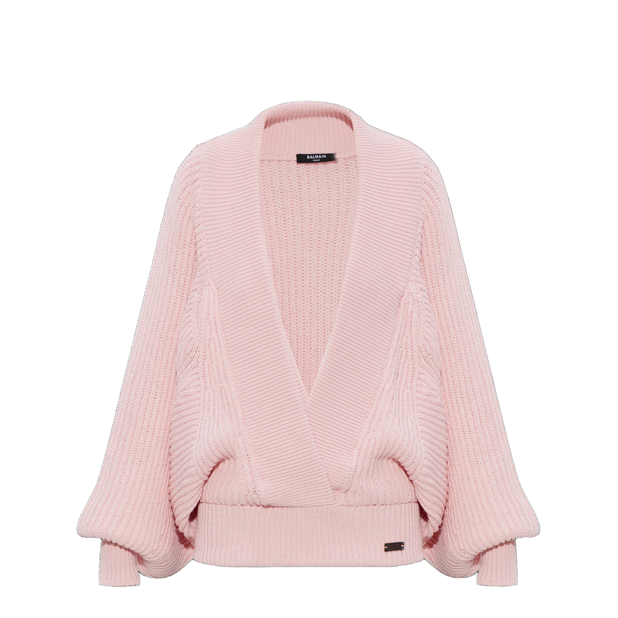 Women's Loose Fit Sweater Pink - Image 3