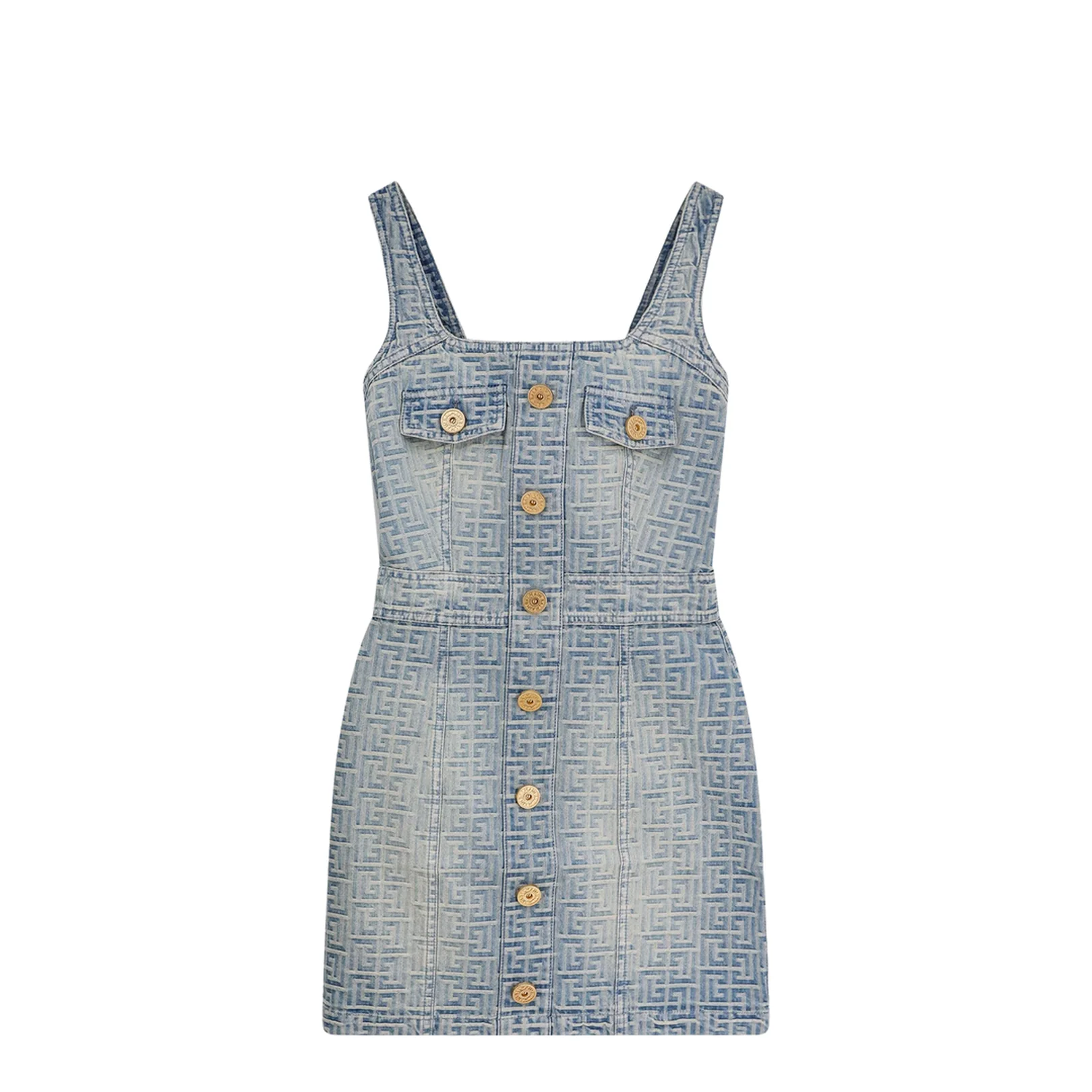 Mini Denim Dress - Image 4
