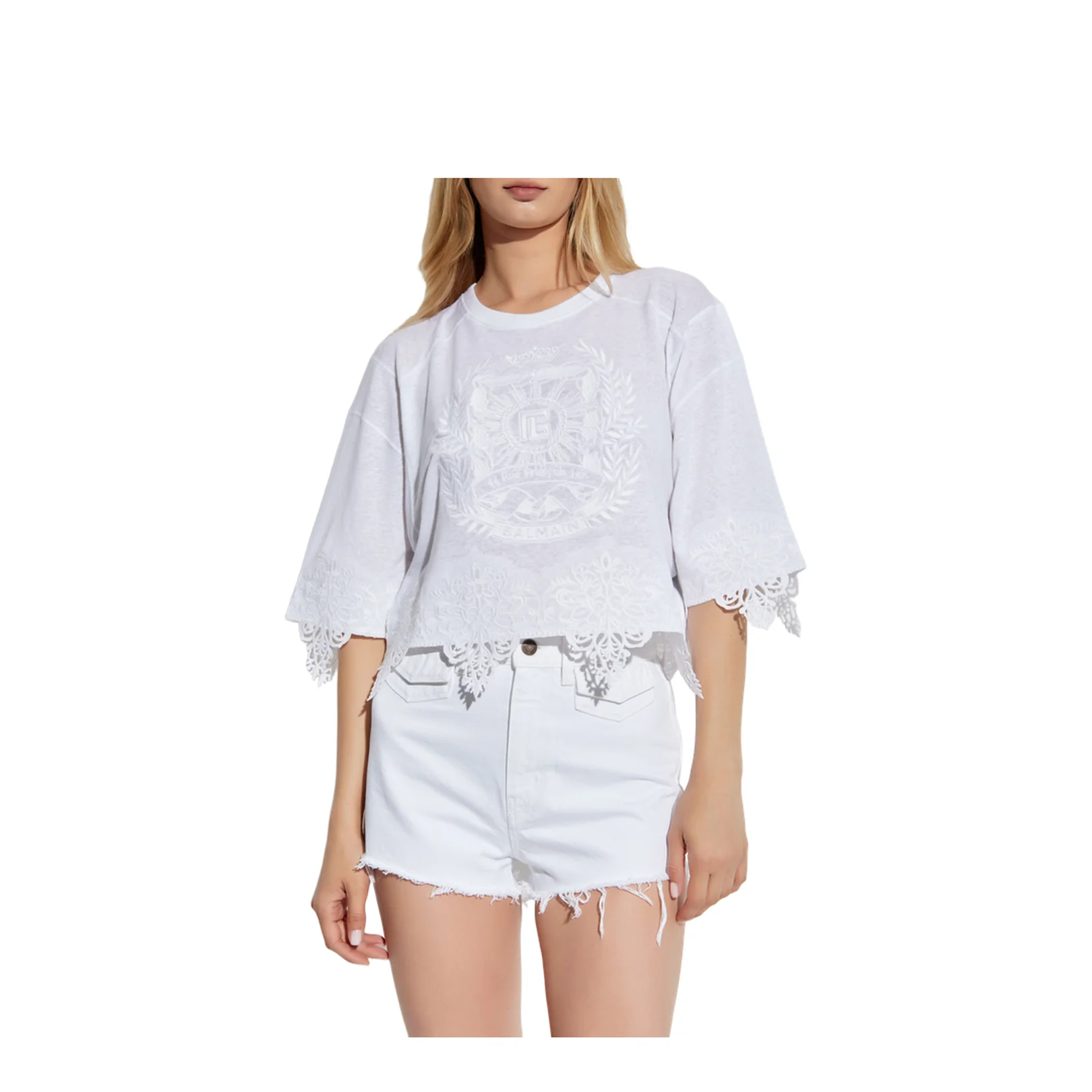 Oversize Type Top White - Image 3