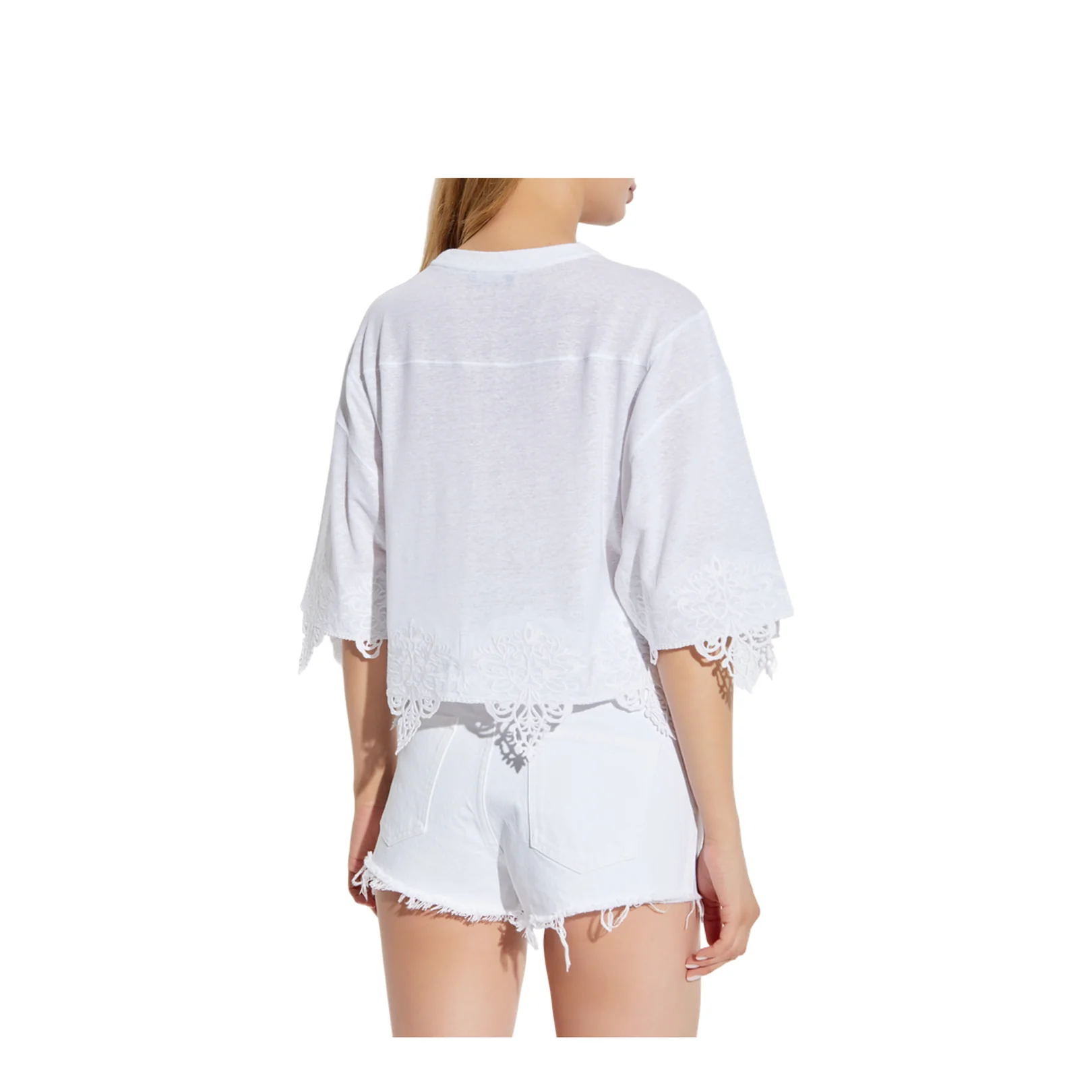 Oversize Type Top White - Image 4