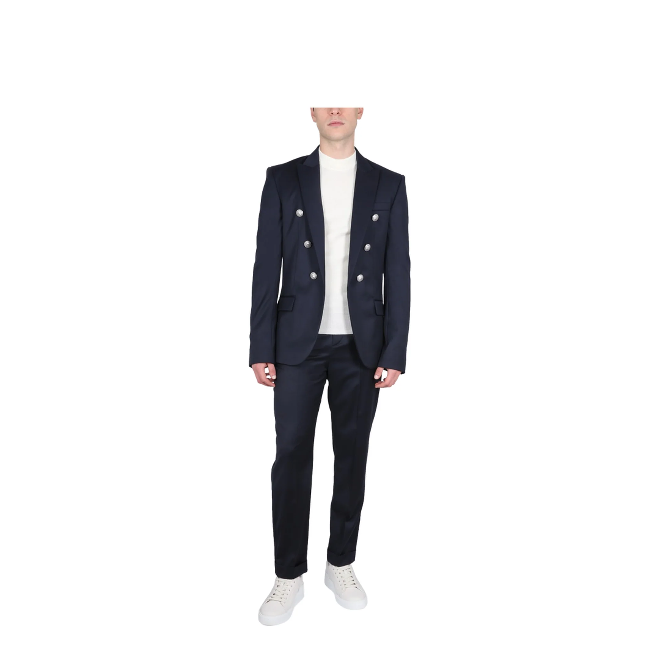 Pleated Wool Trousers - Image 2