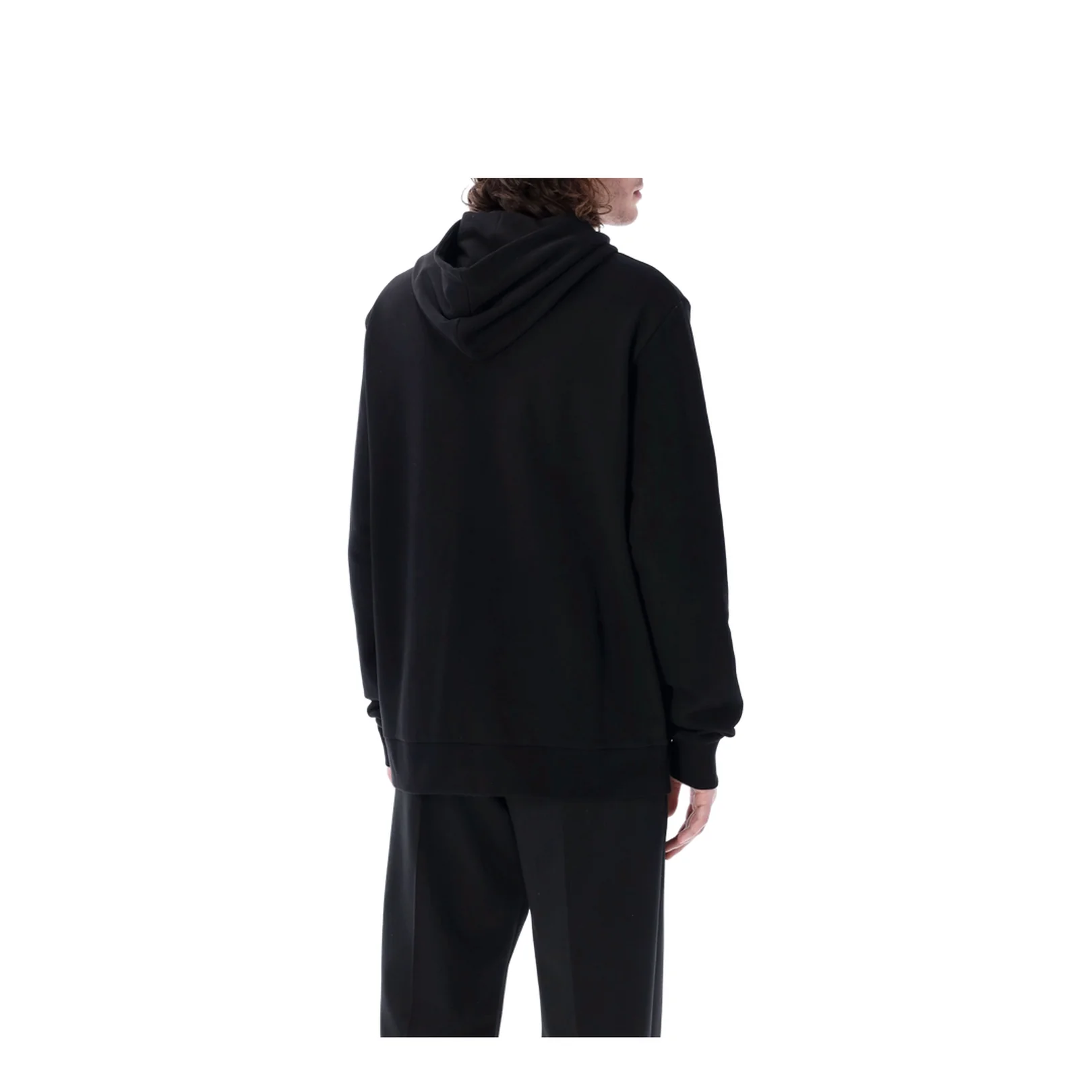 Printed Hoodie Black - Image 3