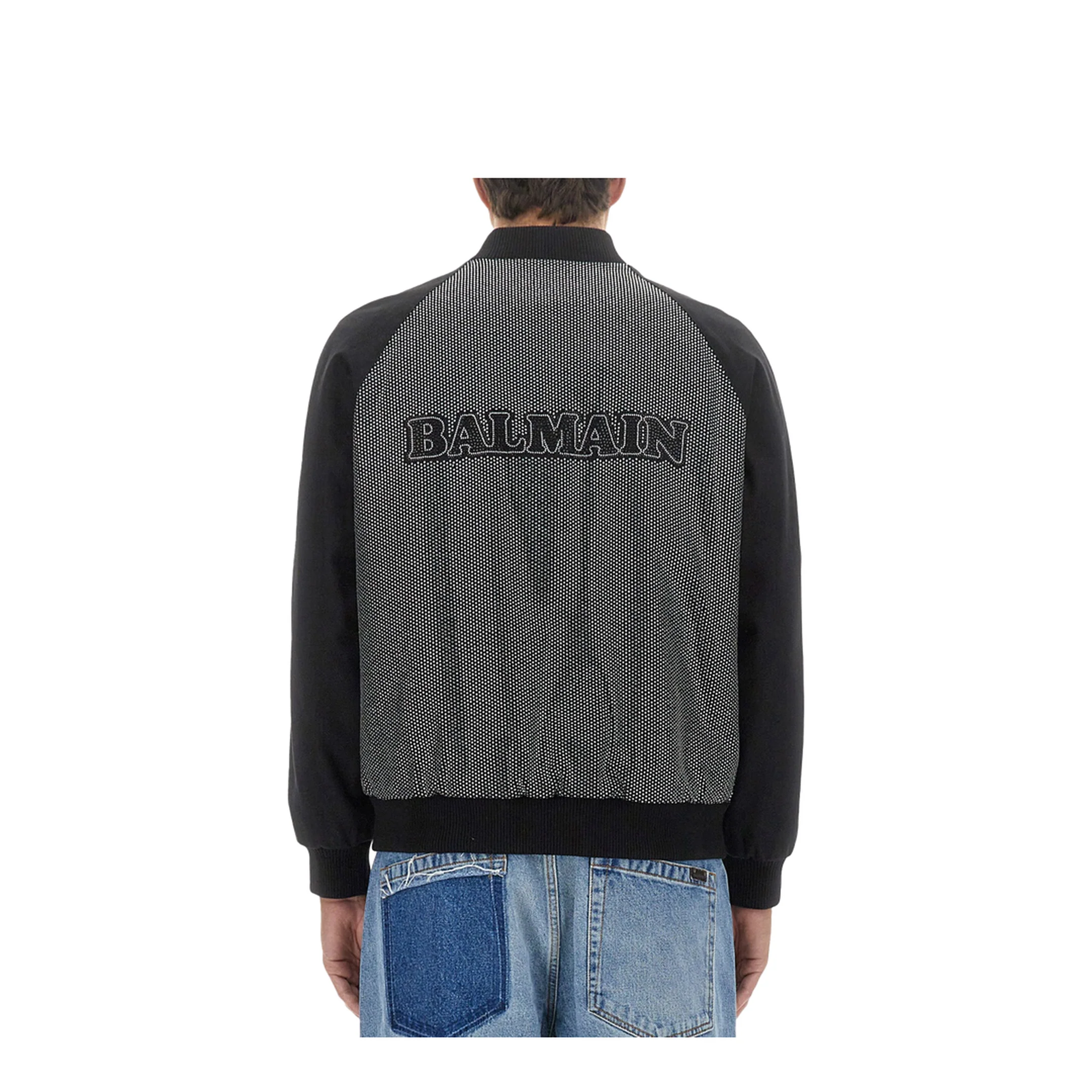 Rhinestone Bomber Jacket - Image 3