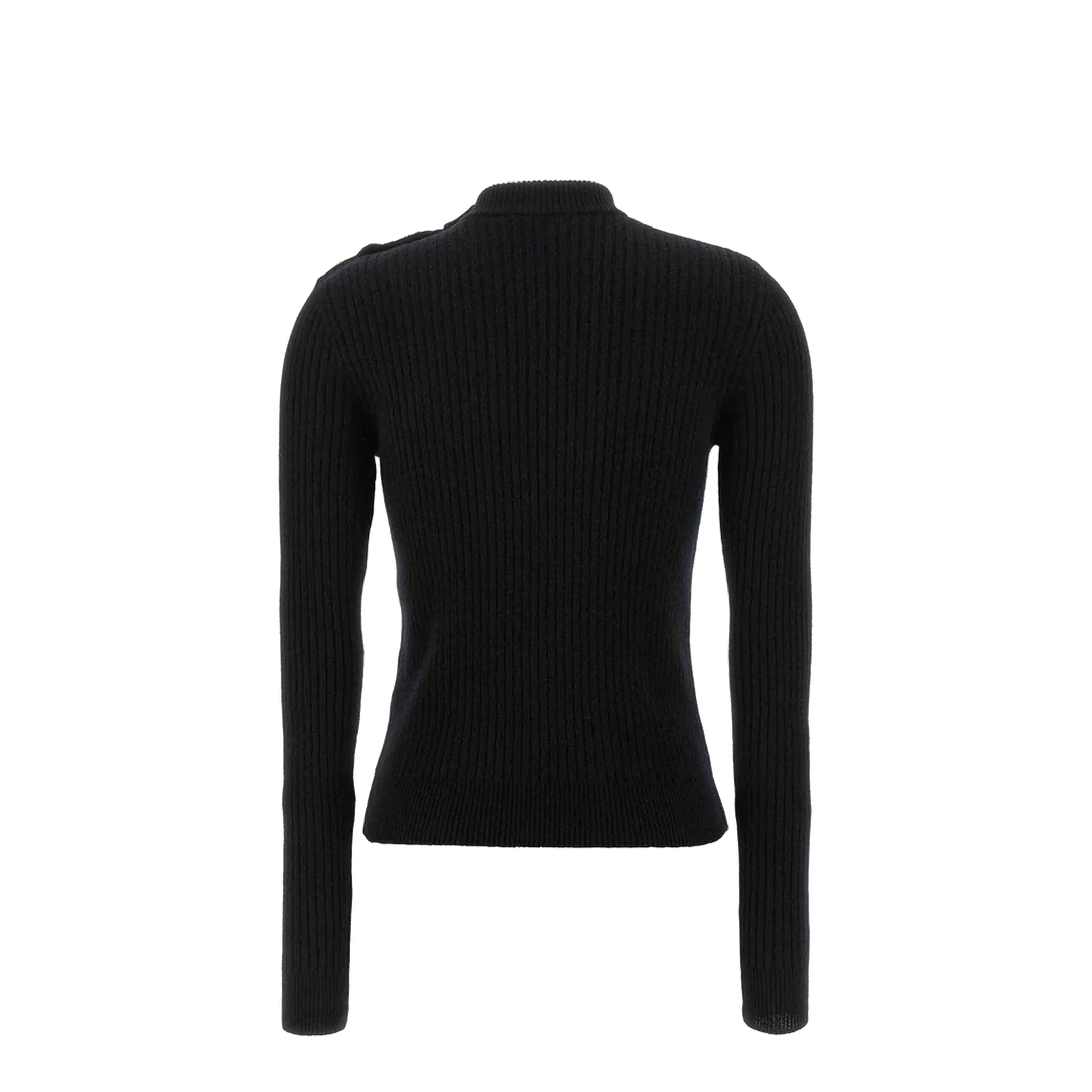 Ribbed Sweater Black - Image 2